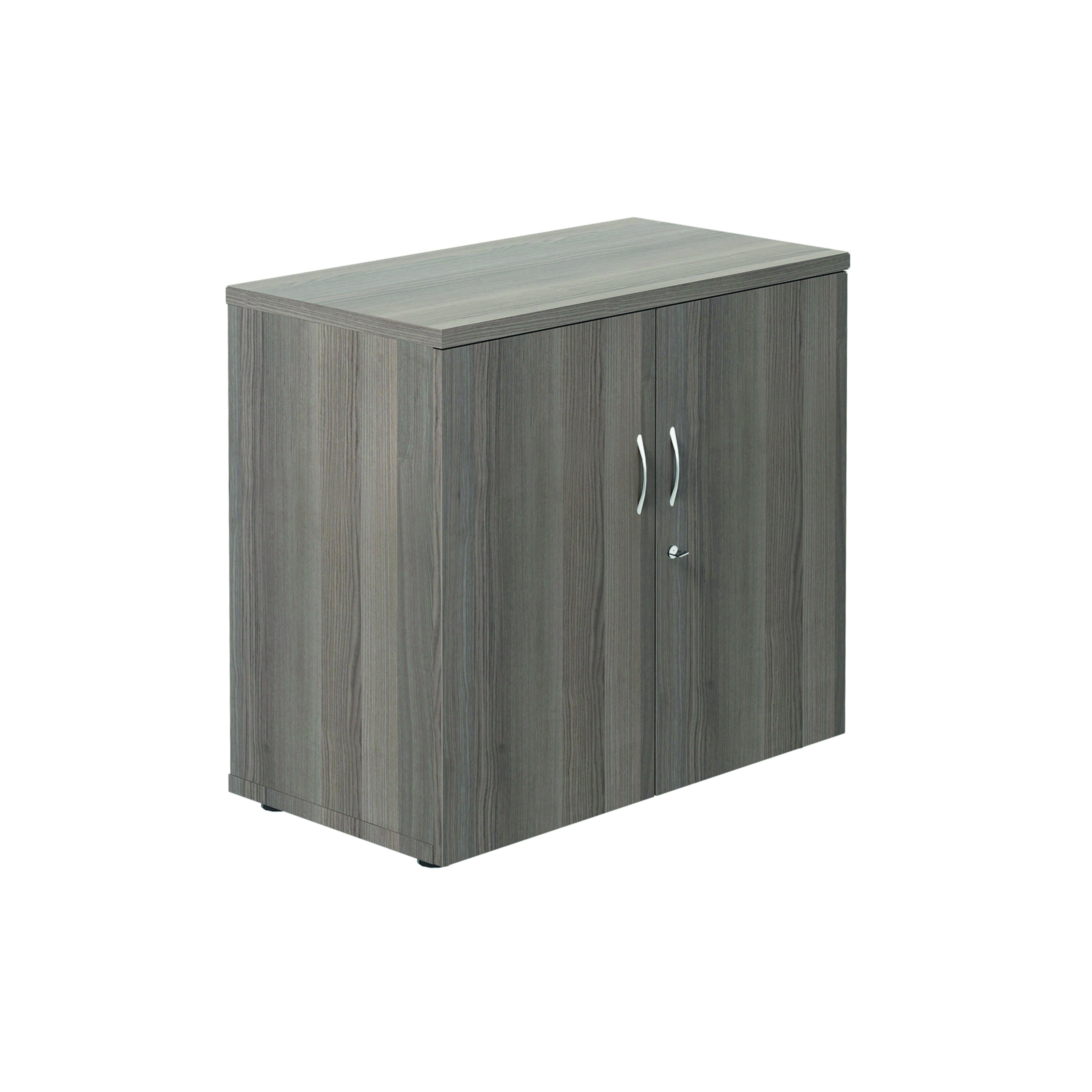 Jemini+Wooden+Cupboard+800x450x730mm+Grey+Oak+KF822901