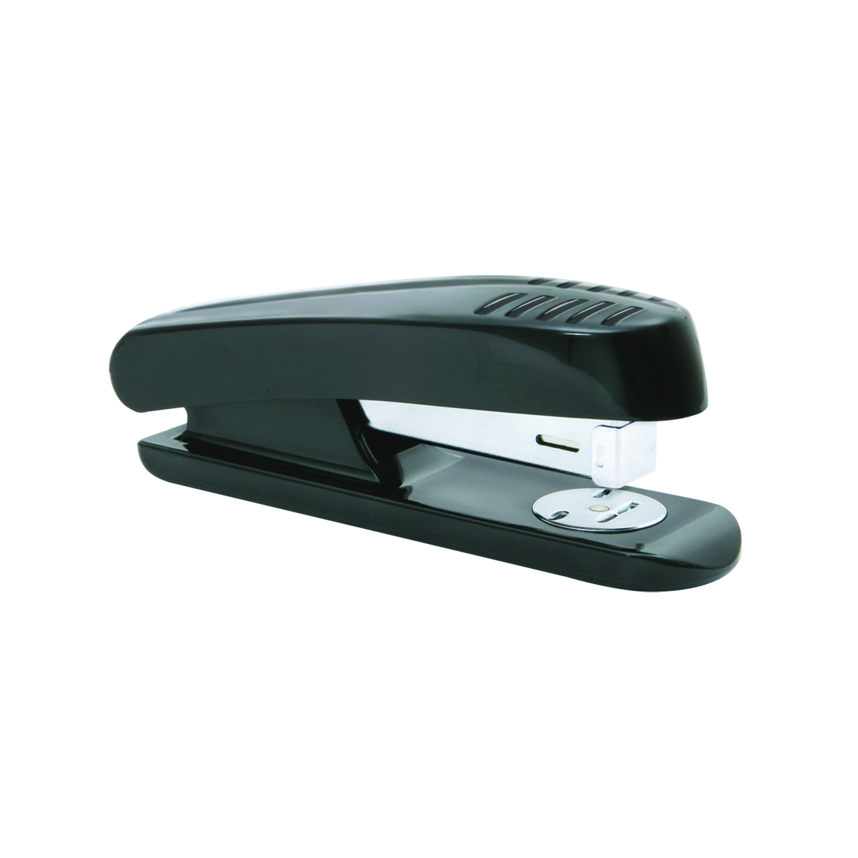 5+Star+Half+Strip+Stapler+Capacity+20+Sheets+Plastic+Top+and+Base+Black+918540