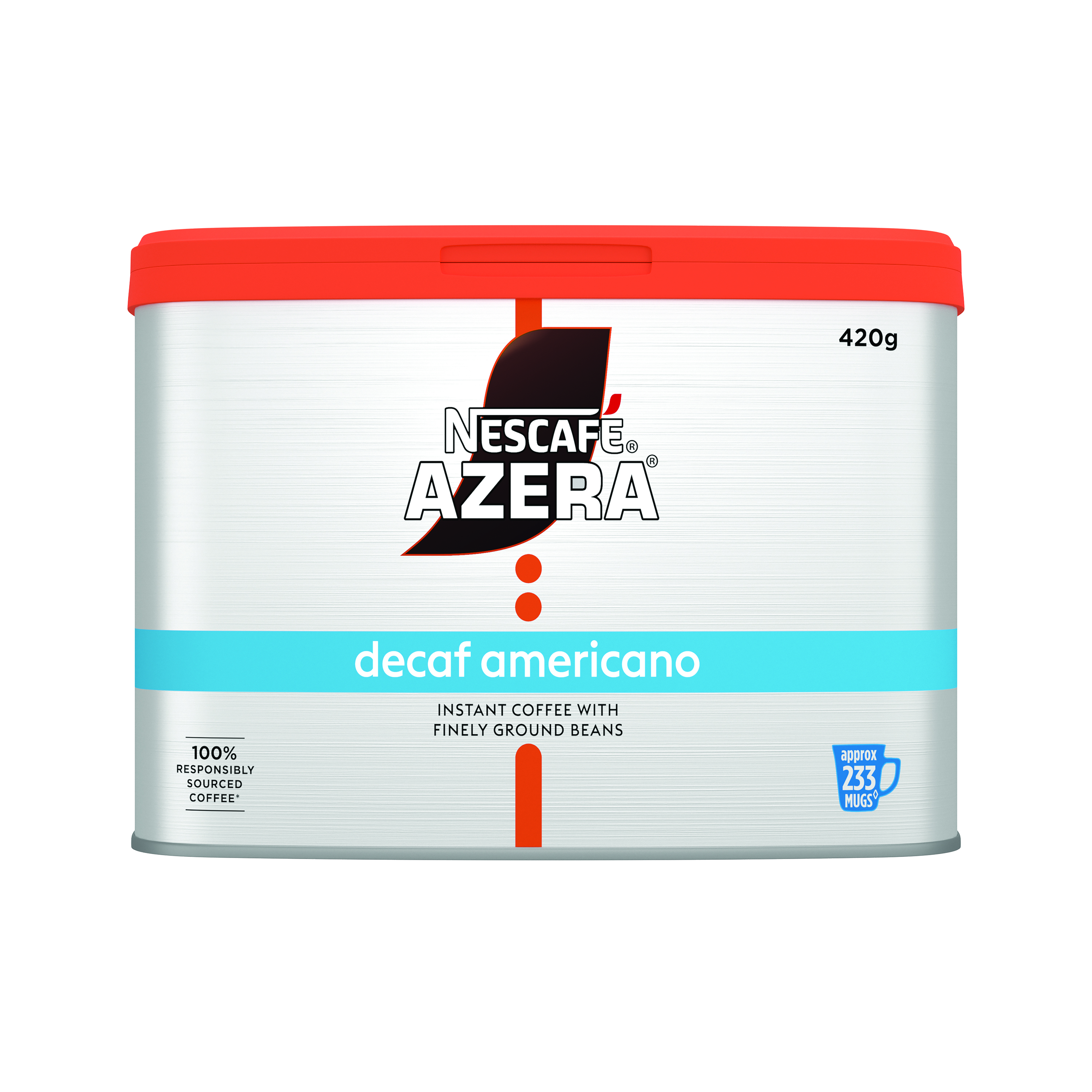 Nescafe+Azera+Americano+Decaffeinated+Coffee+420g+Tin+12495100