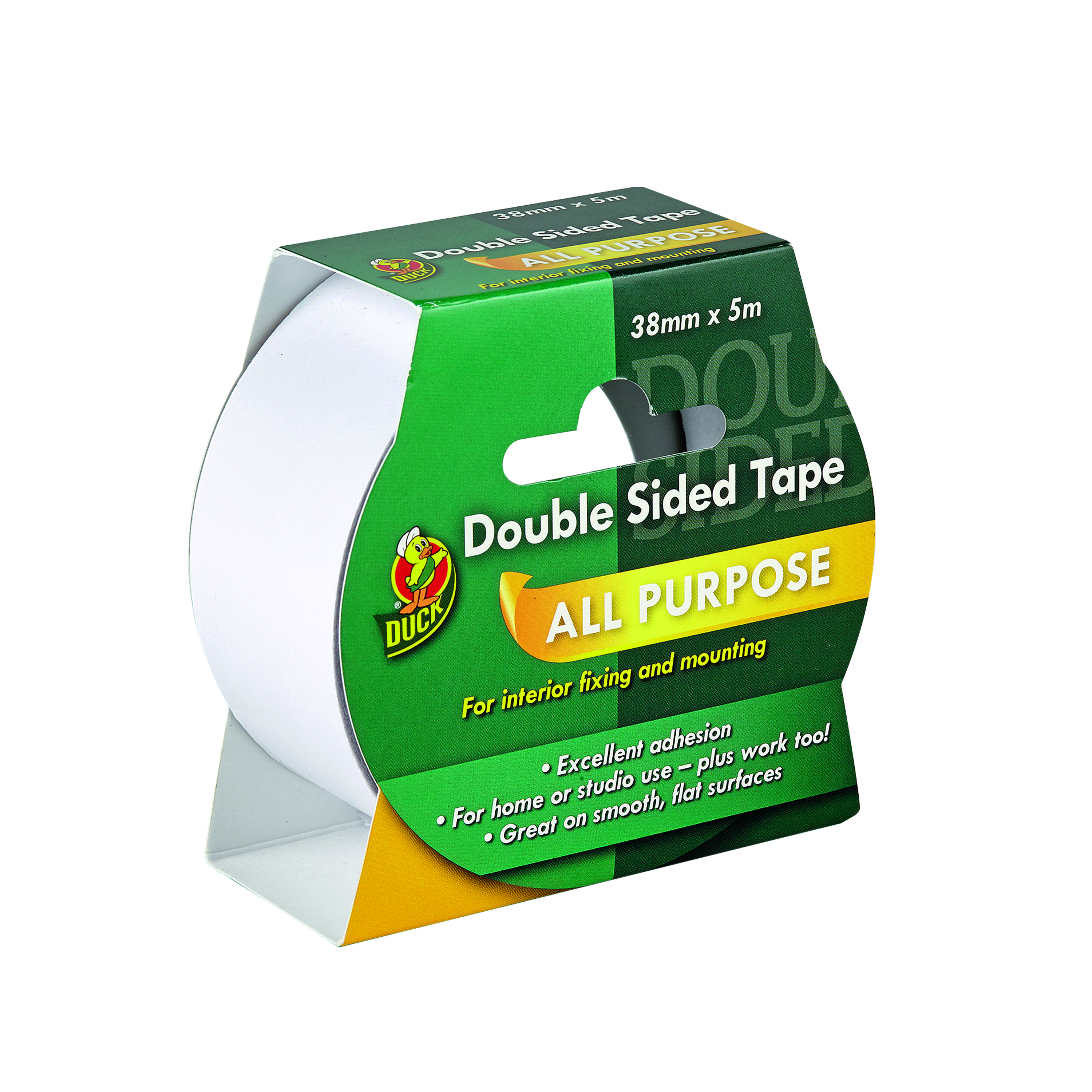 Ducktape+Double-Sided+Interior+Tape+38mmx5m+Clear+%28Pack+of+6%29+232603