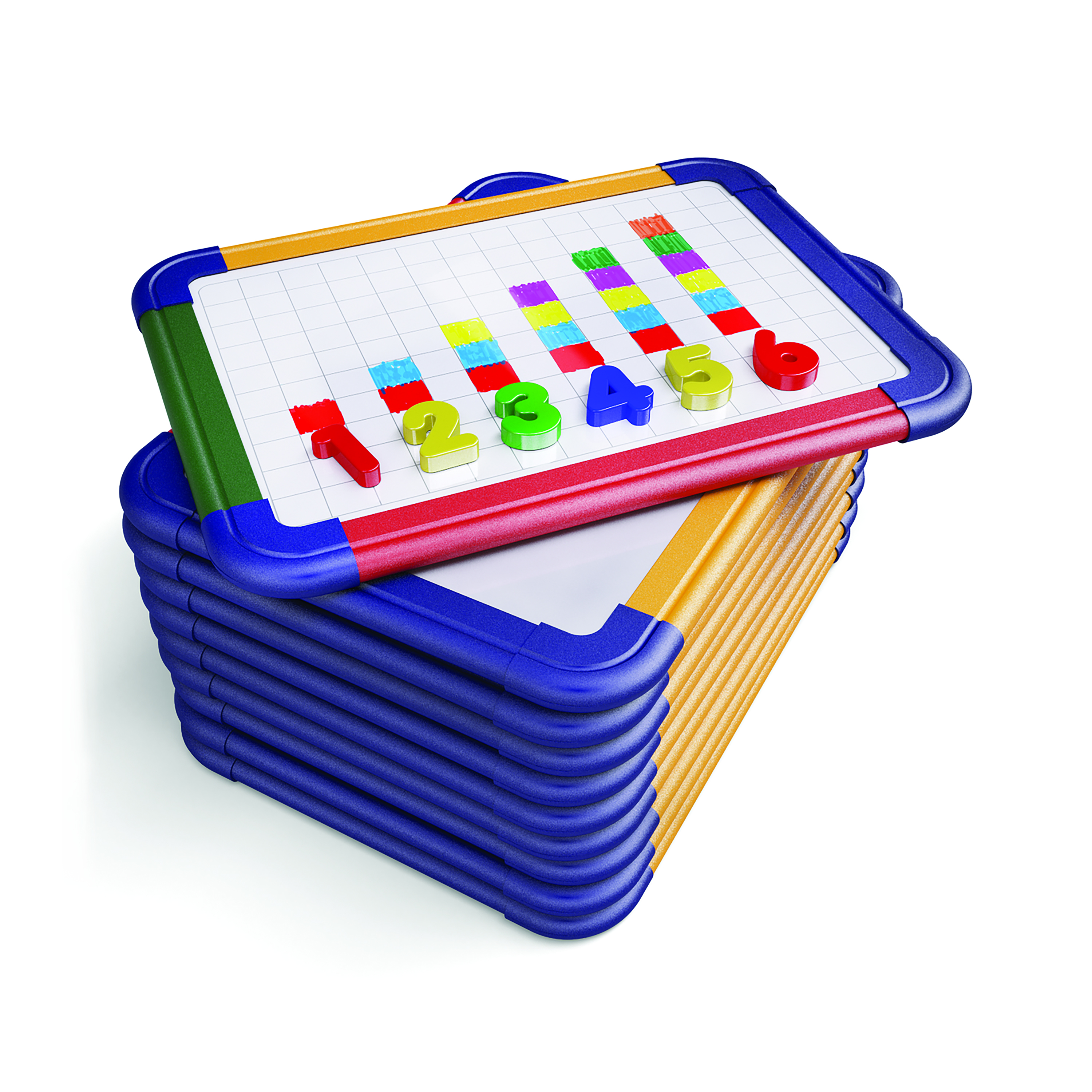 Show-me+Magnetic+Whiteboard+A4+Gridded+%2810+Pack%29+MBA4%2F10