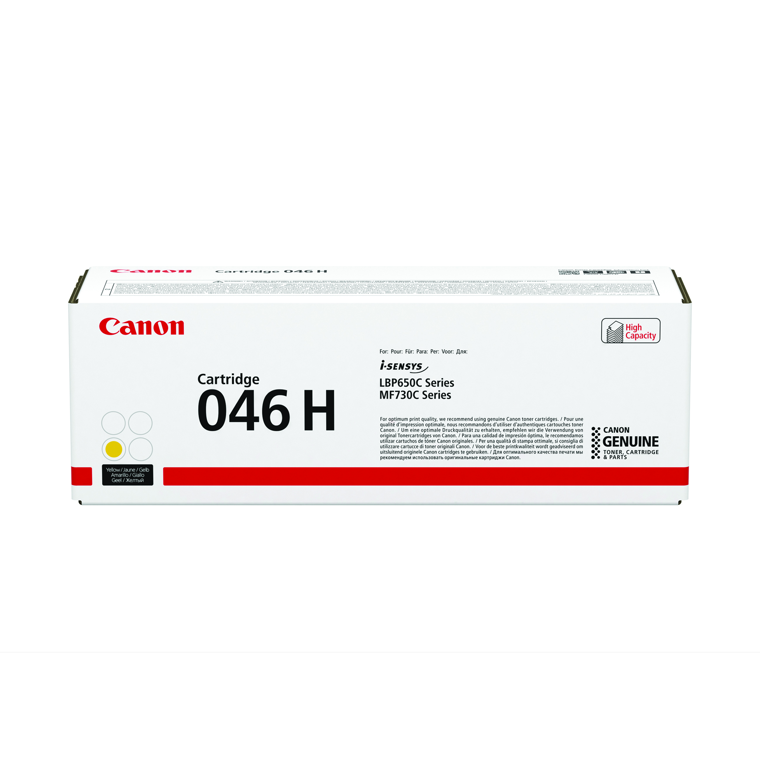 Canon+046H+Toner+Cartridge+High+Yield+Black+1254C002