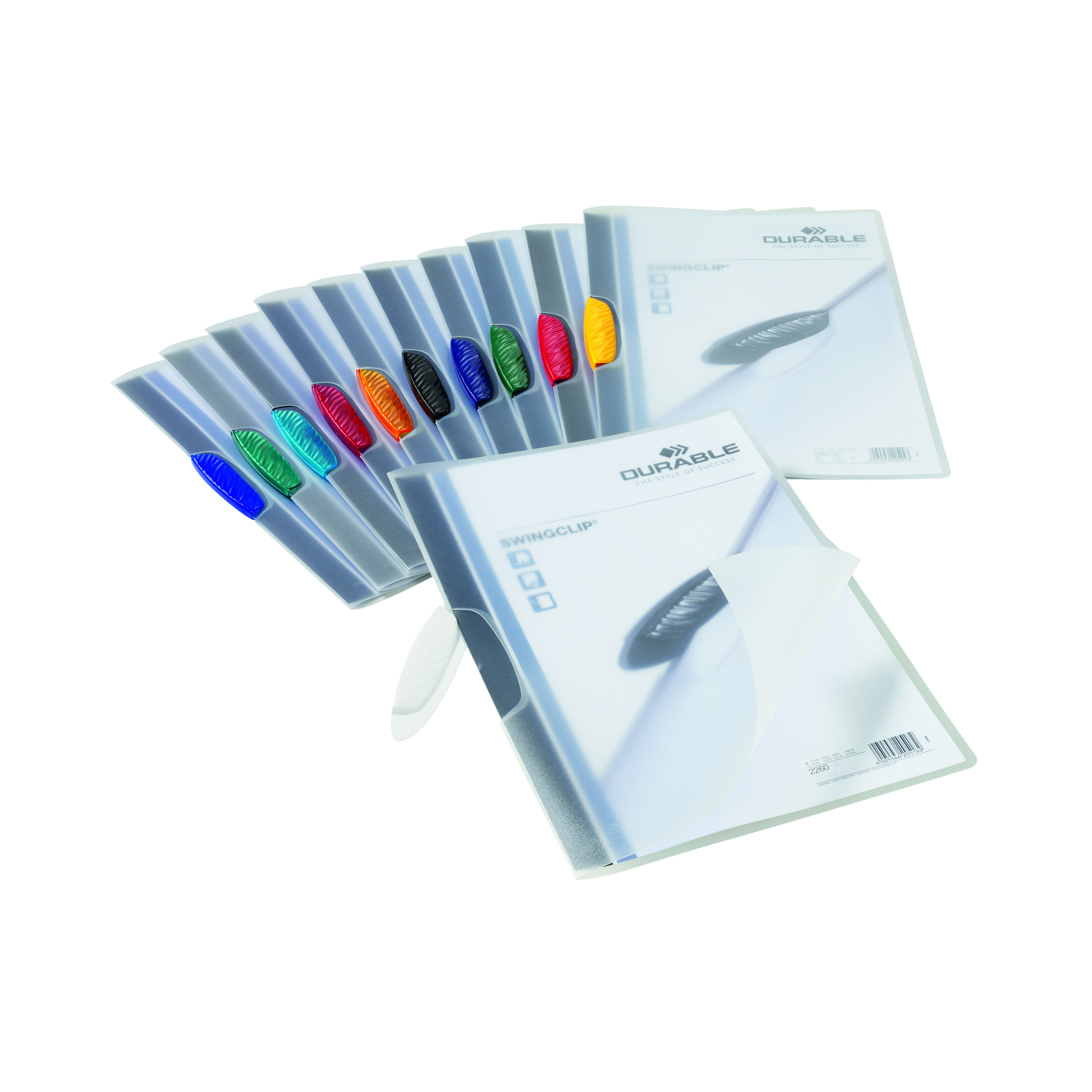 Durable+Clip+folder+SWINGCLIP+30+A4+Assorted+%28Pack+of+25%29+2260%2F00