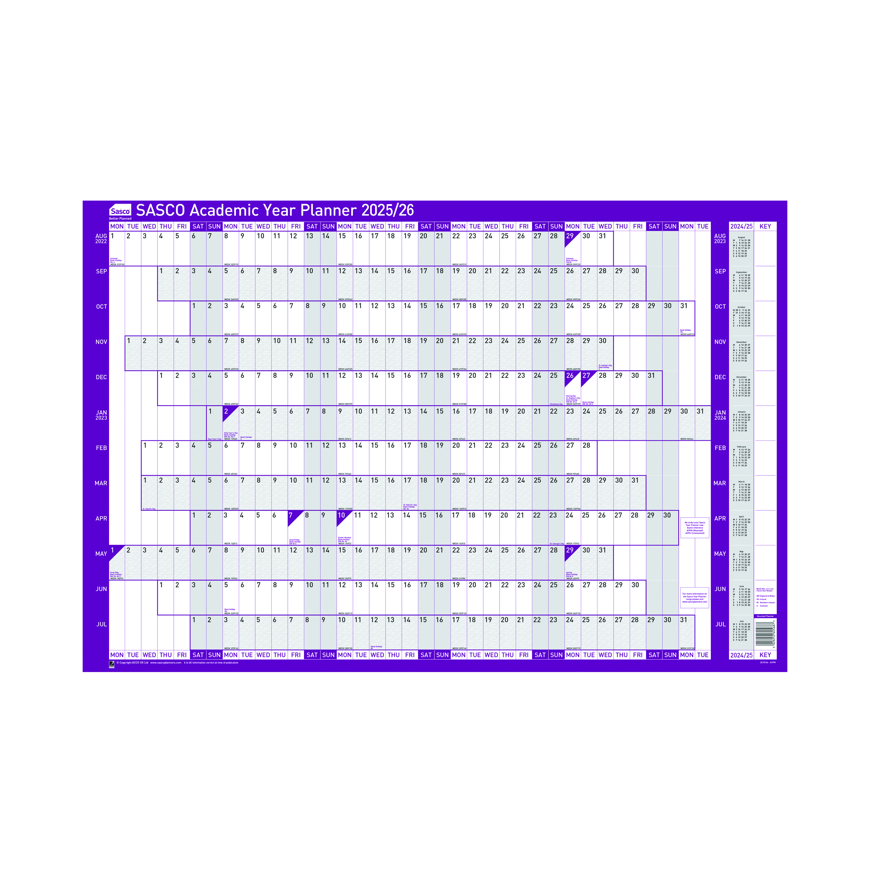 Sasco+Academic+Year+Planner+Unmounted+2025-26+SY1075425