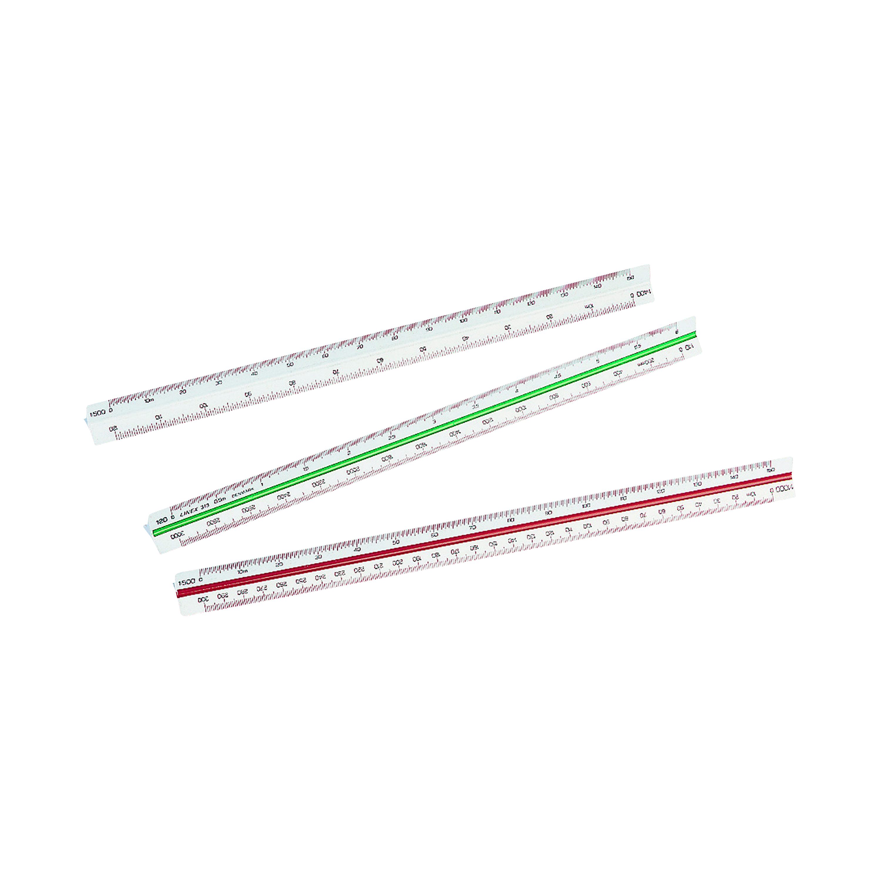 Linex+Triangular+Scale+Rule+1%3A1+1%3A20-125+30cm+White+311+LXH