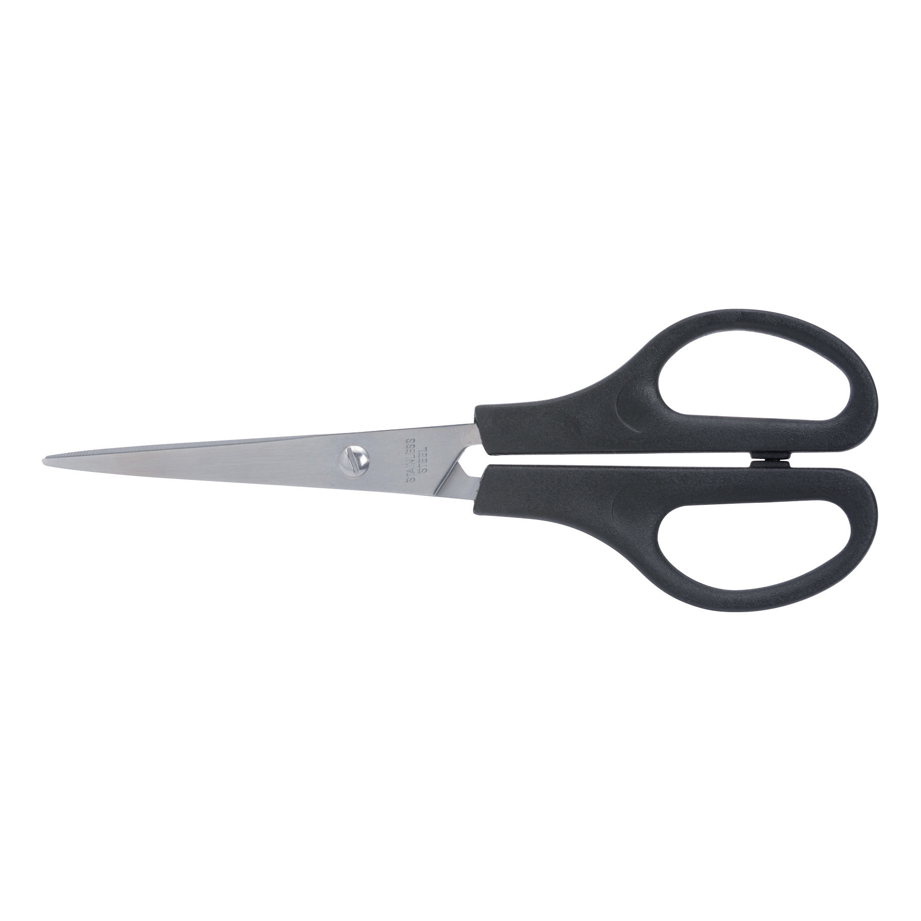 5+Star+Value+Scissors+Stainless+Steel+165mm+Blades+Black