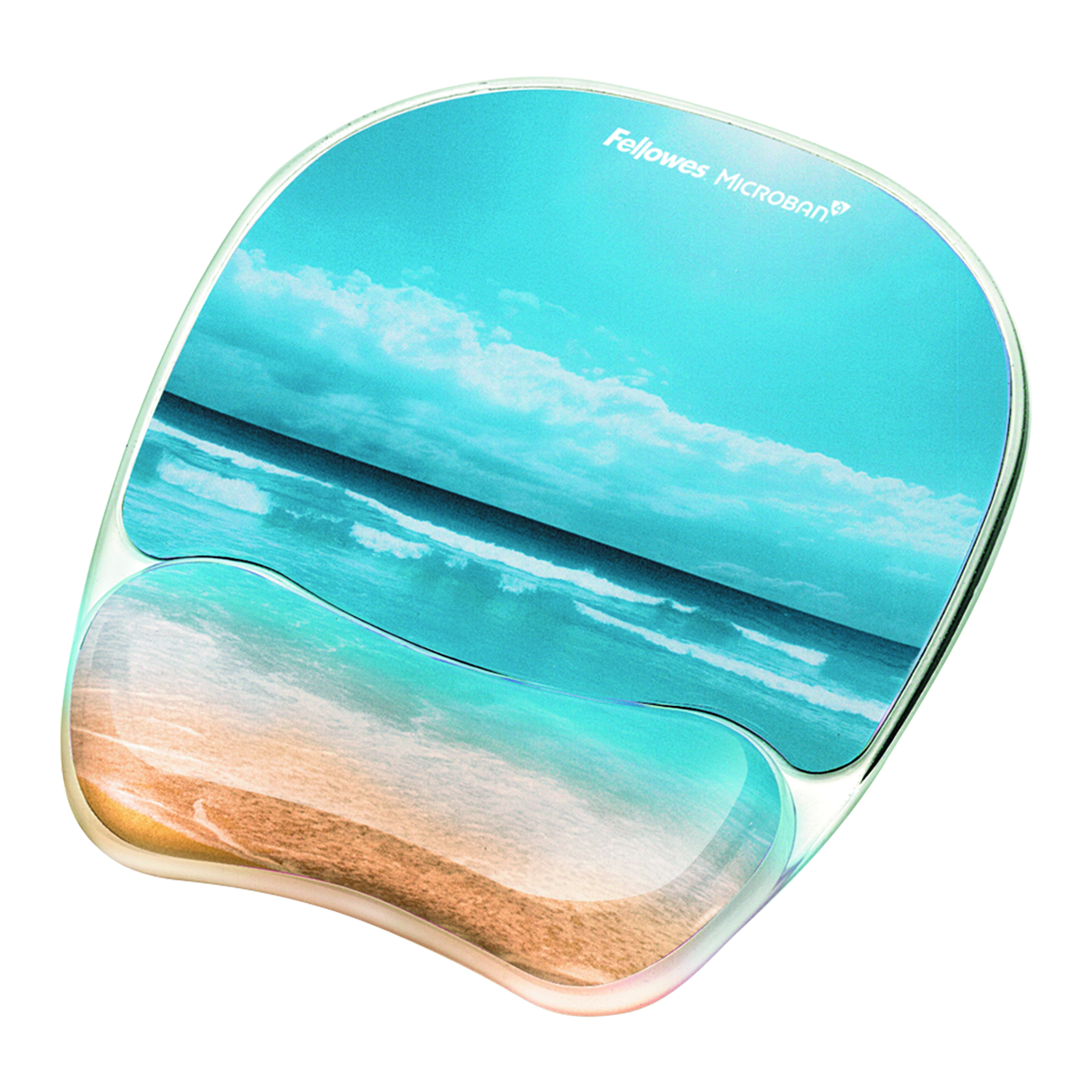 Fellowes+Mousepad+Wrist+Support+Sandy+Beach+Design+9179301