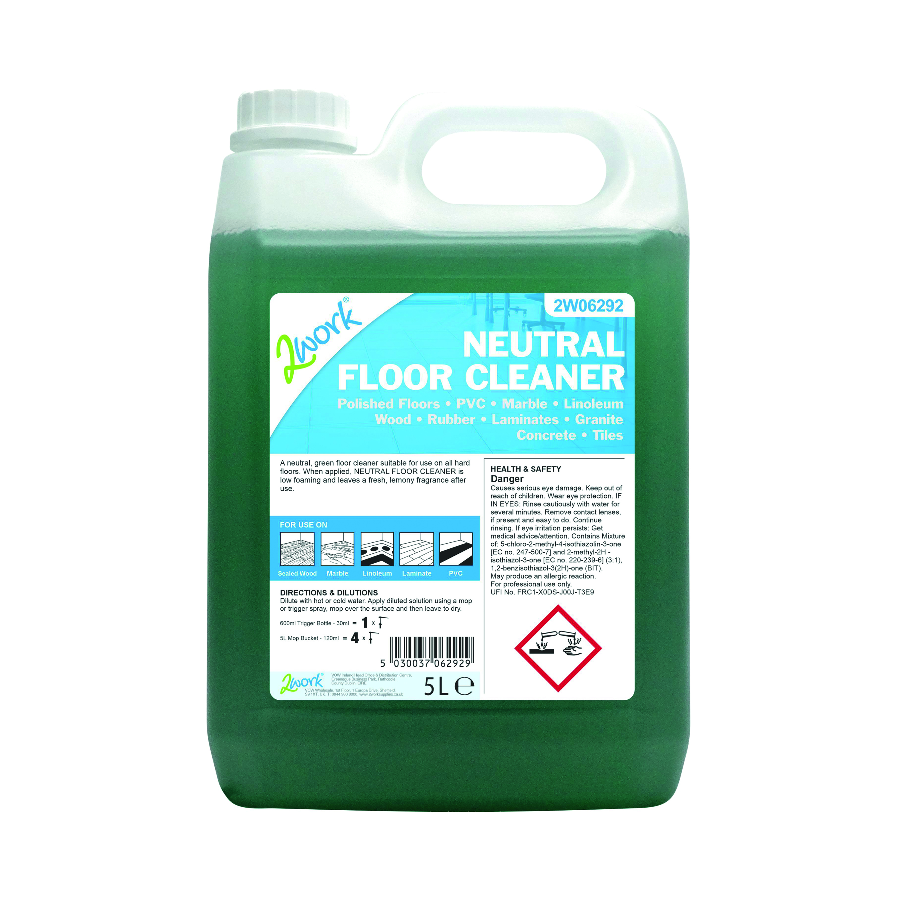 2Work+Neutral+Floor+Cleaner+5+Litre+2W06292