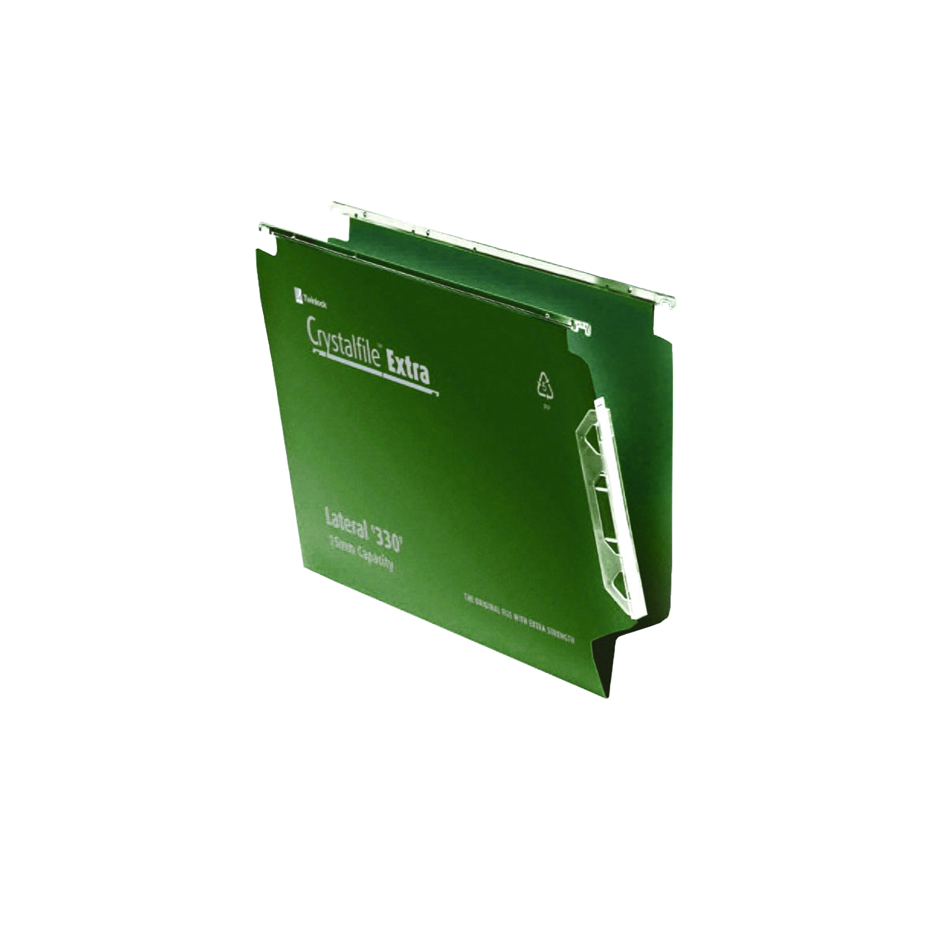 Rexel+Crystalfile+Extra+15mm+File+150+Sheet+Green+%28Pack+of+25%29+3000121