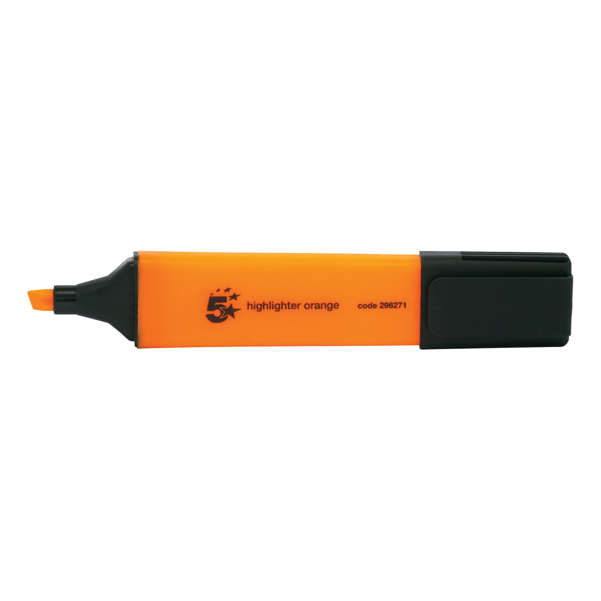 5+Star+Office+Highlighter+Chisel+Tip+1-5mm+Line+Orange+%28Pack+of+12%29