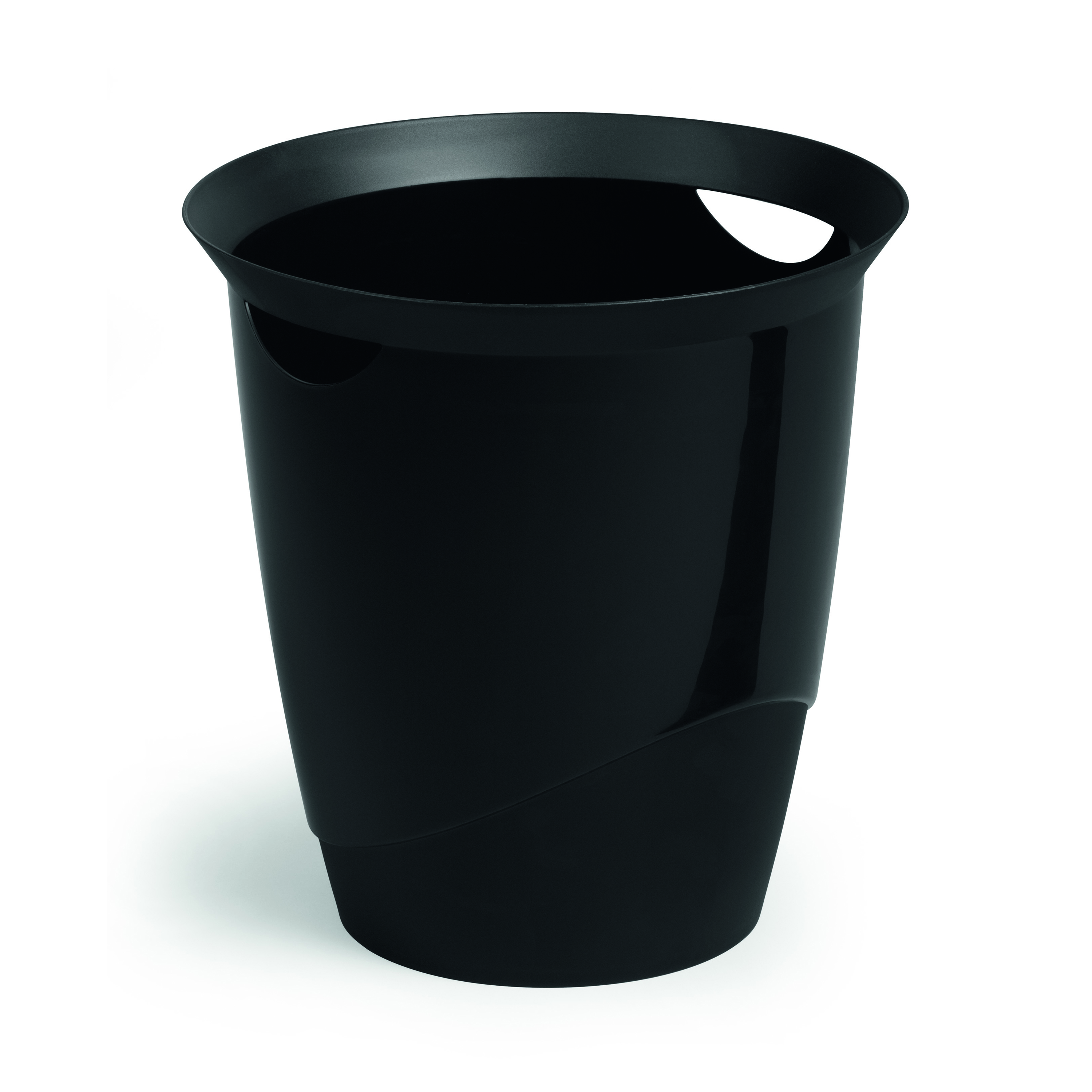 Durable+Waste+Basket+Eco+80+Per+Cent+Recycled+Plastic+Bin+16+Litre+Black+1701710060