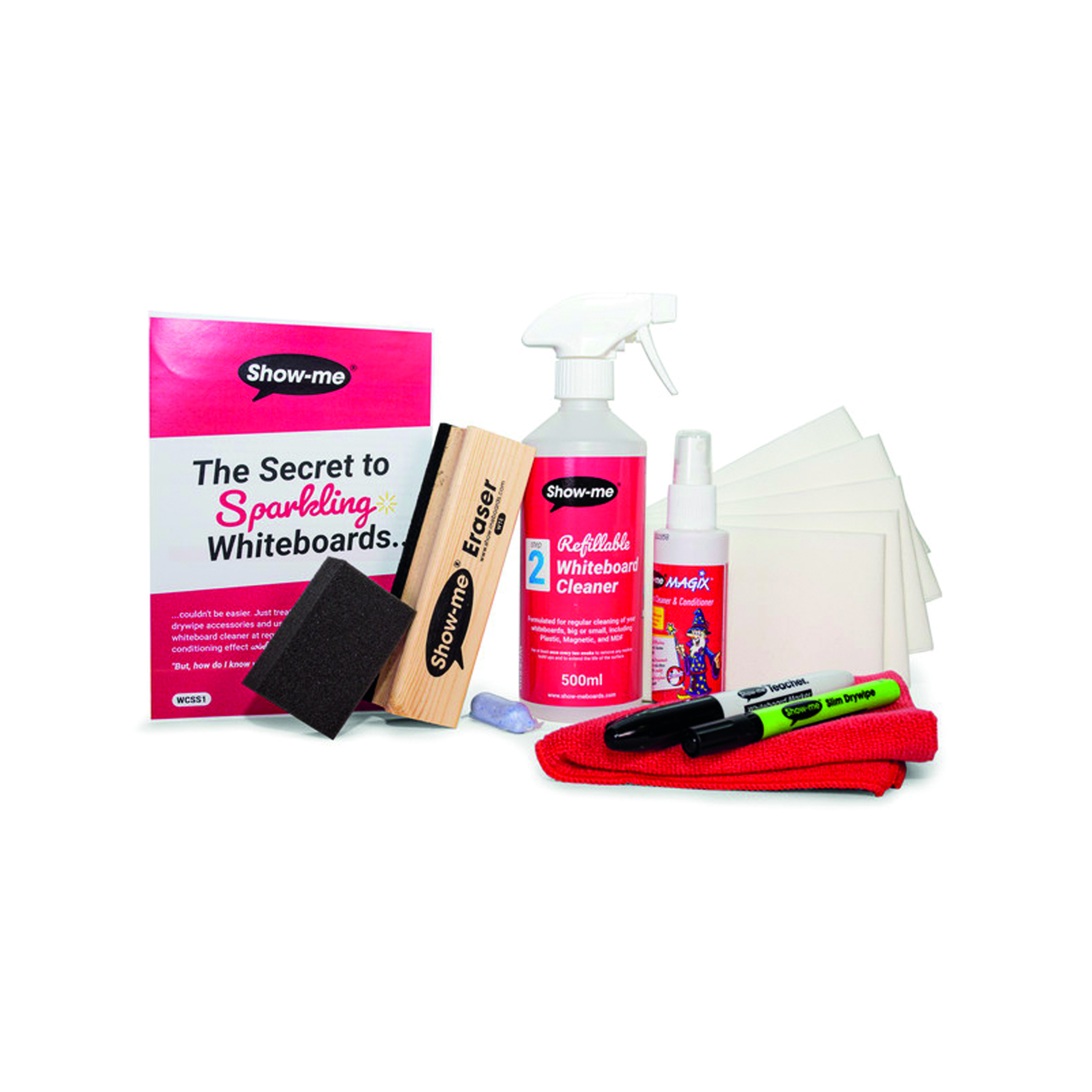 Show-me+Whiteboard+Cleaning+Starter+Set+WCSS1