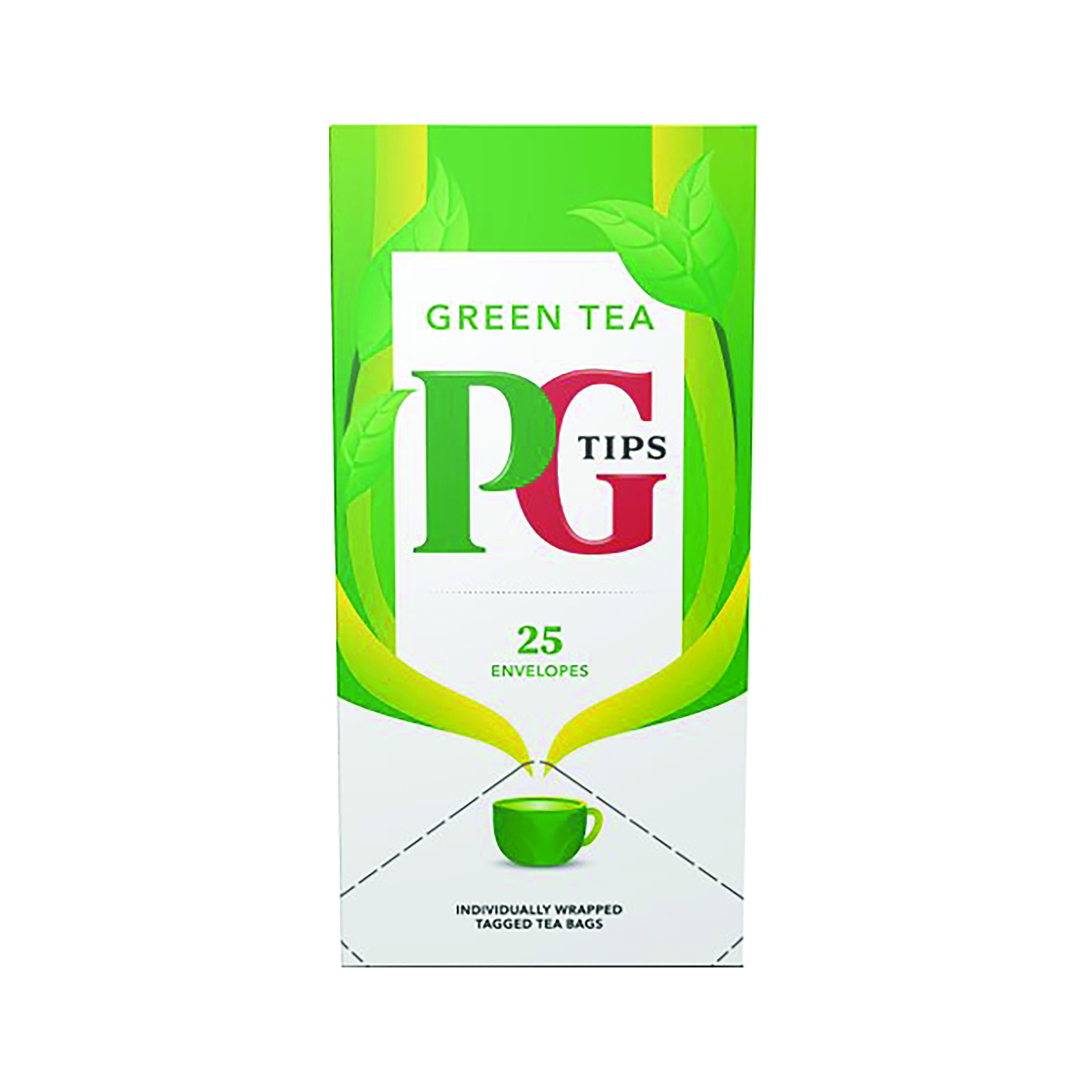 PG+Tips+Pure+Green+Envelope+Tea+Bags+%28Pack+of+25%29+800399