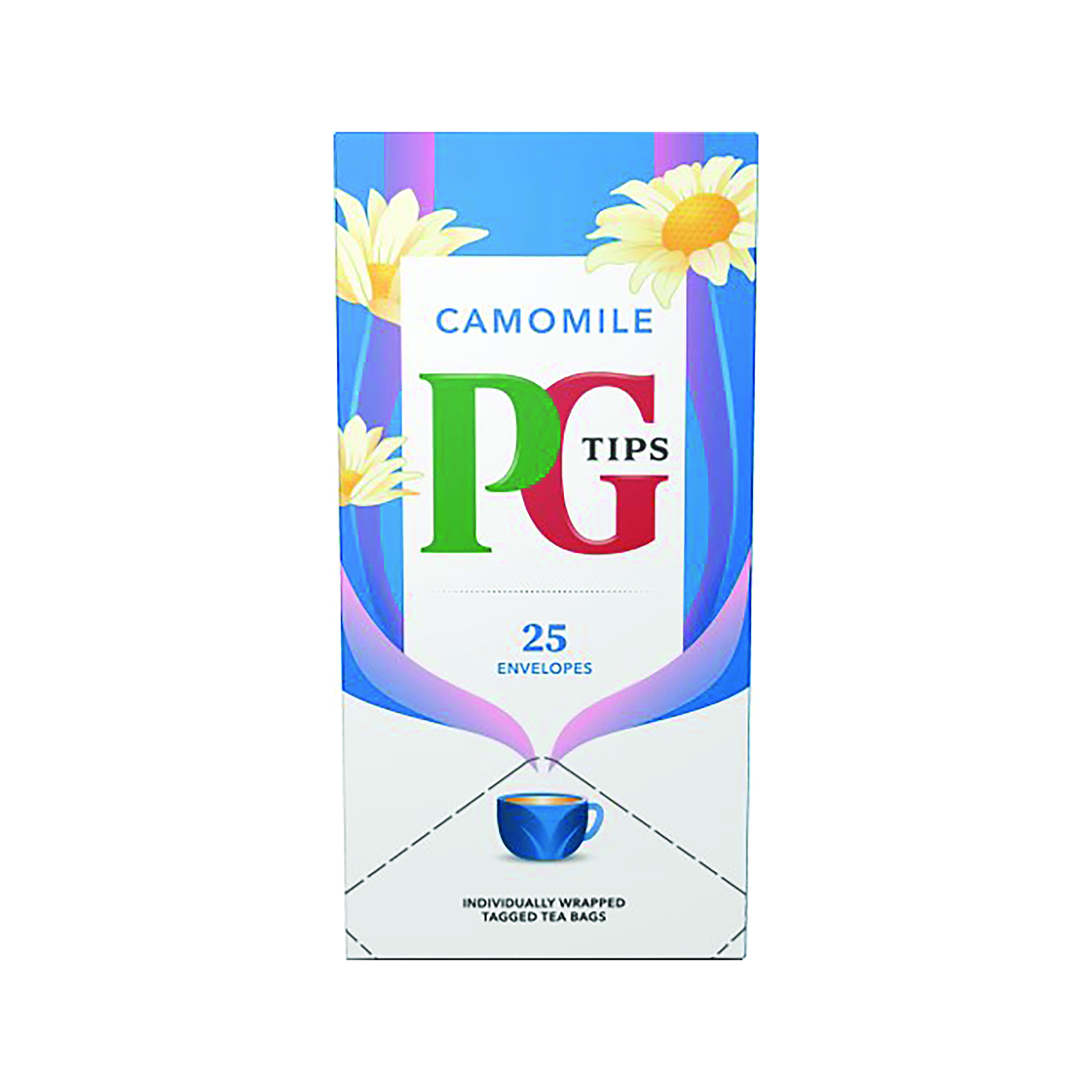 PG+Tips+Camomile+Envelope+Tea+Bags+%28Pack+of+25%29+800401