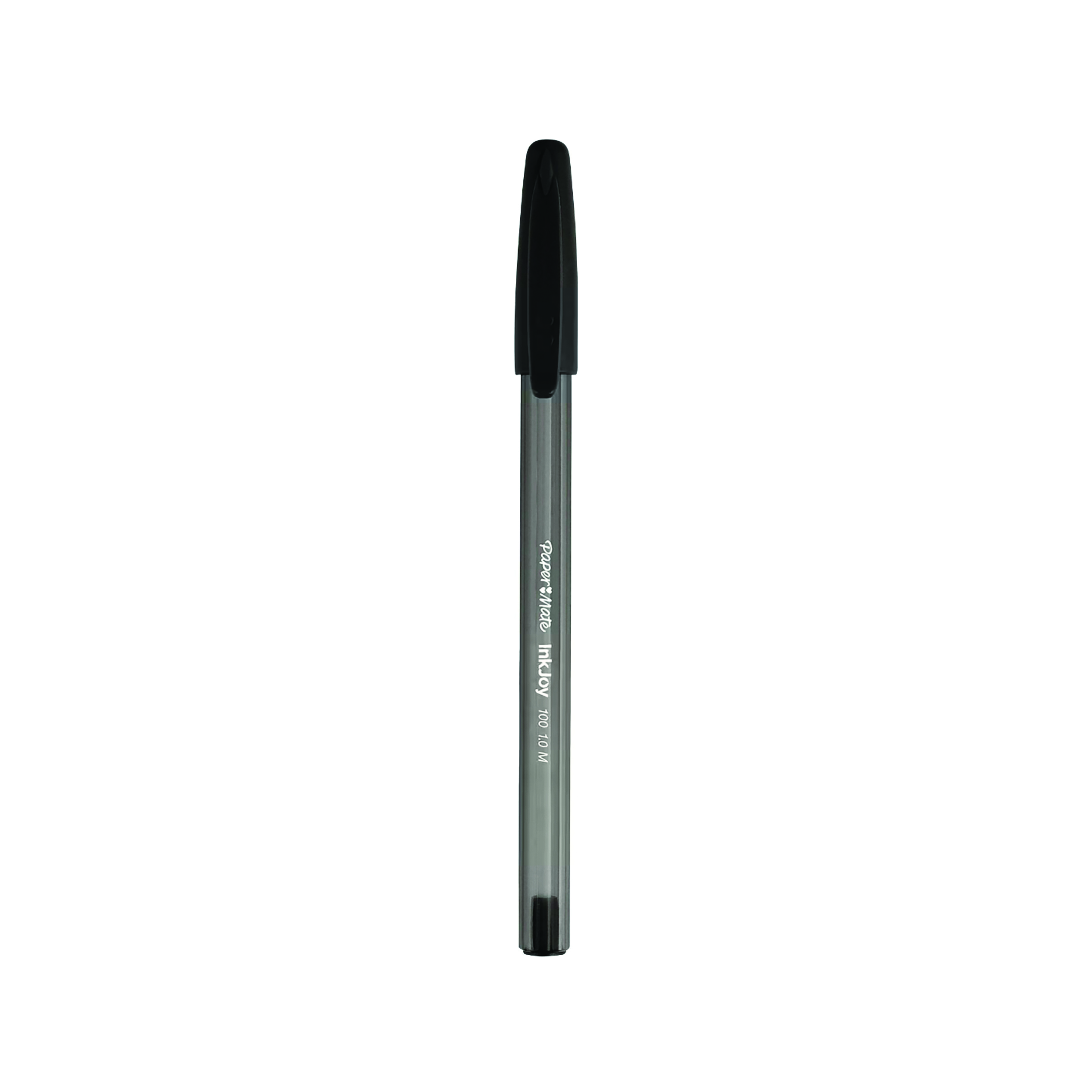 PaperMate+Inkjoy+100+Capped+Ballpoint+Pens+Medium+Black+%28Pack+of+8%29+1956739
