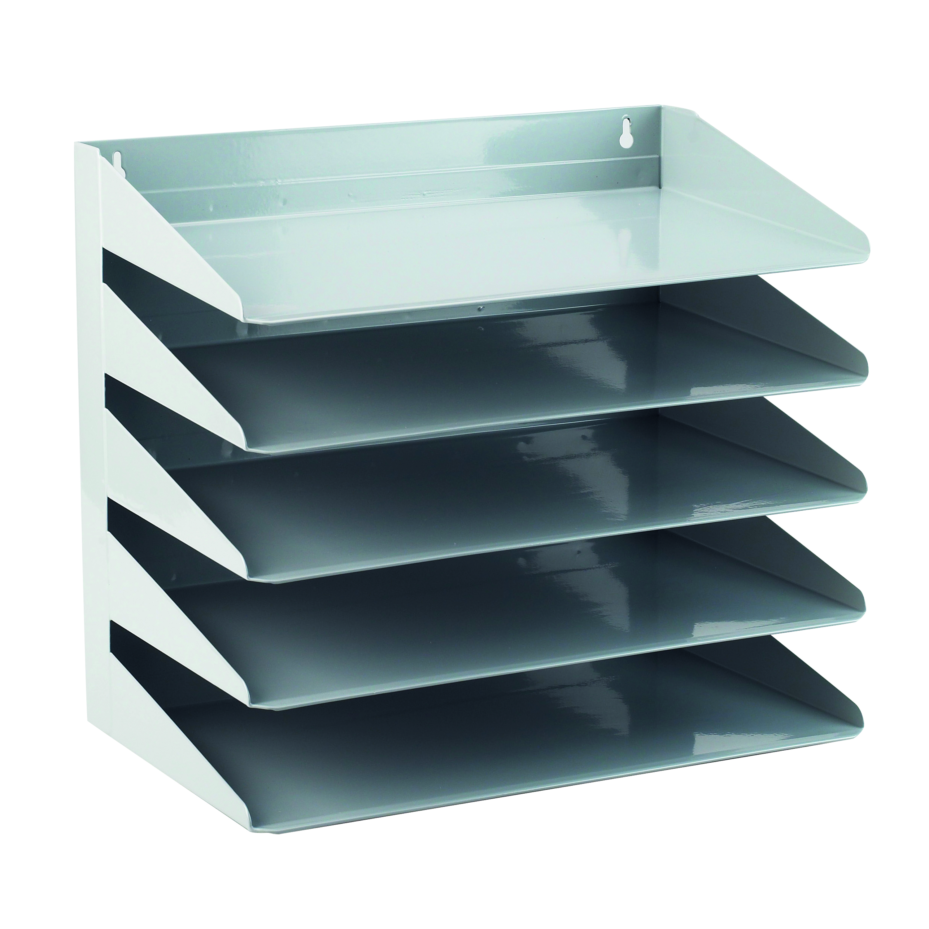 Avery+Steel+Letter+Rack+5+Tier+Grey+605