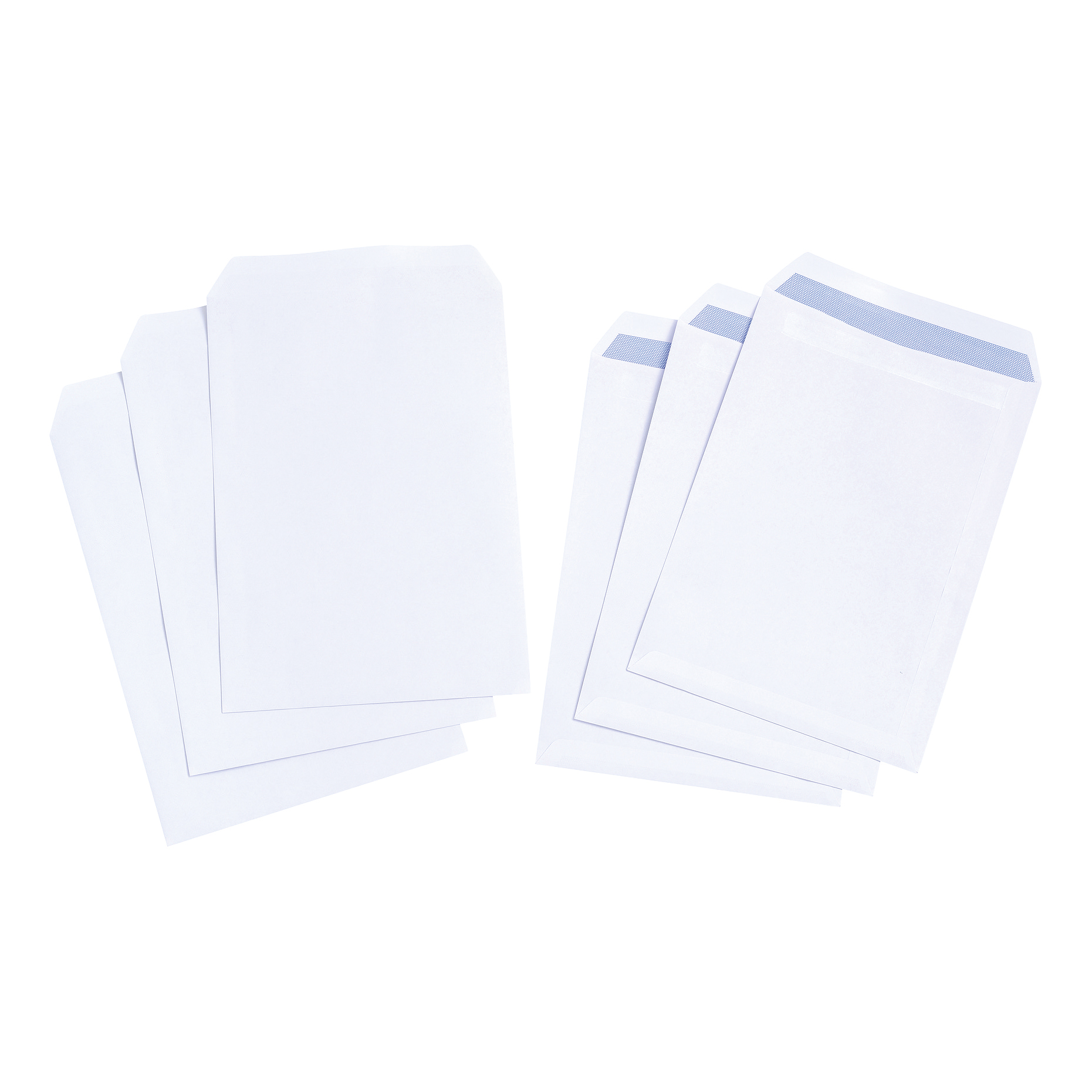 5+Star+Envelope+C4+Pocket+Self+Seal+90gsm+White+%28Pack+of+250%29