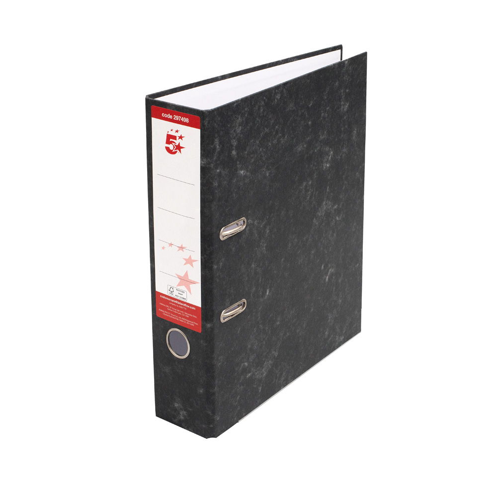 5+Star+Office+Lever+Arch+File+A4+Cloud+Cover+%28Pack+of+10%29