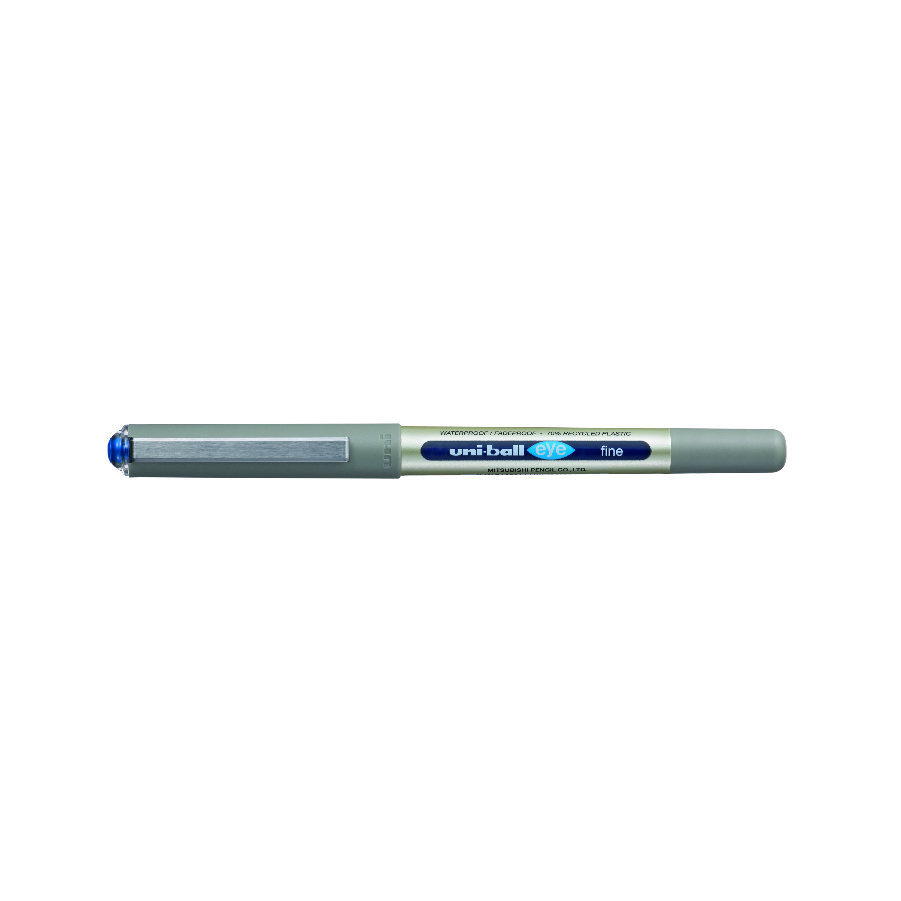 Uni-Ball+Liquid+Ink+Rollerball+Pen+UB-157E+Blue+%28Pack+of+12%29+315168000