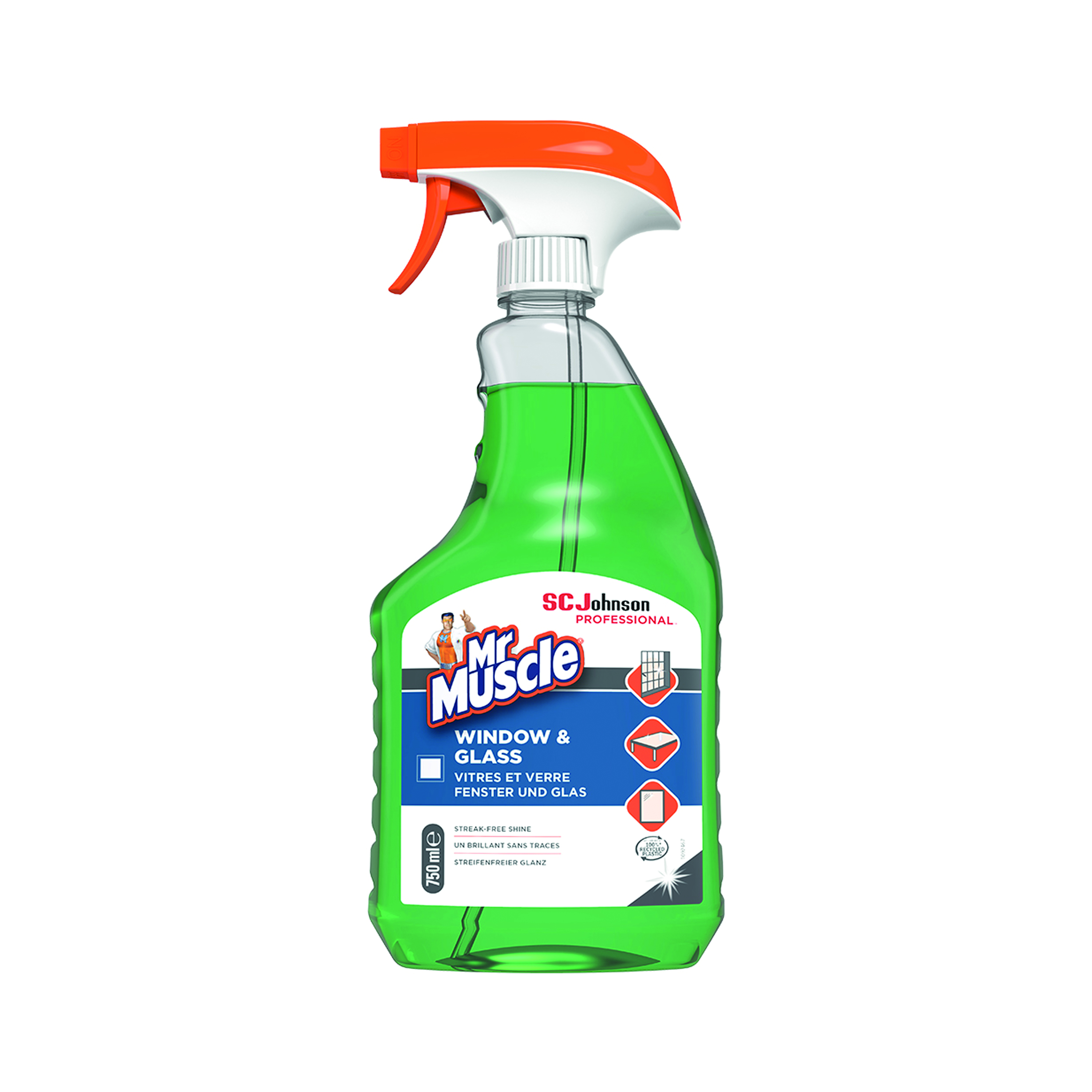 Mr+Muscle+Window+and+Glass+Cleaner+750ml+%28Pack+of+6%29+316533