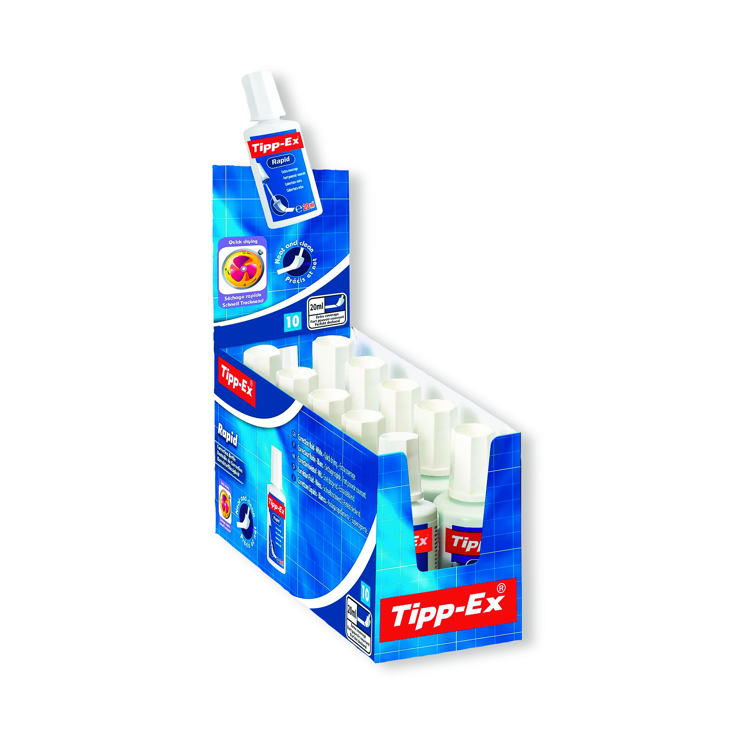 Tipp-Ex+Rapid+Correction+Fluid+20ml+%2810+Pack%29+885992