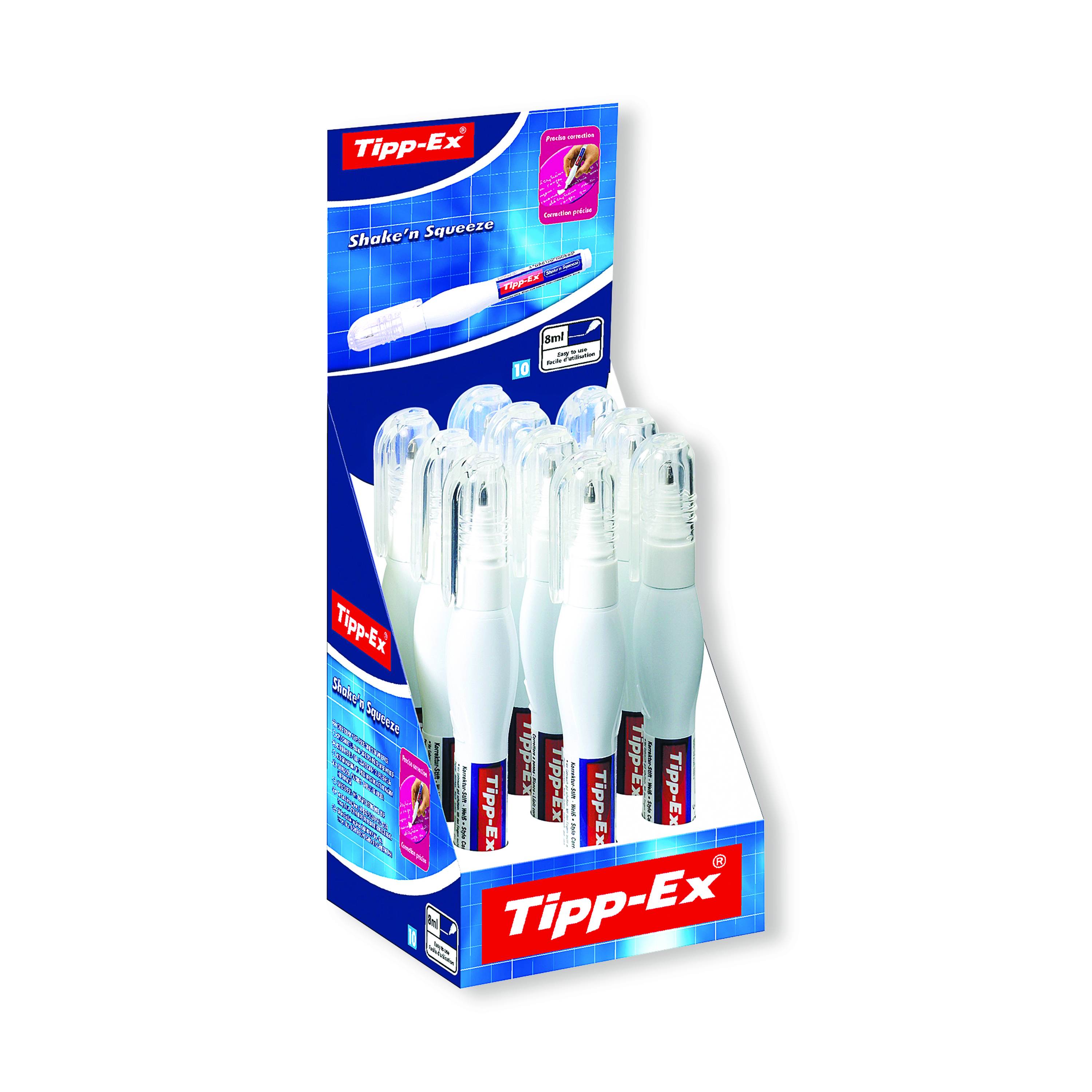 Tipp-Ex+Shake%26apos%3Bn+Squeeze+Correction+Pen+8ml+%2810+Pack%29+802422