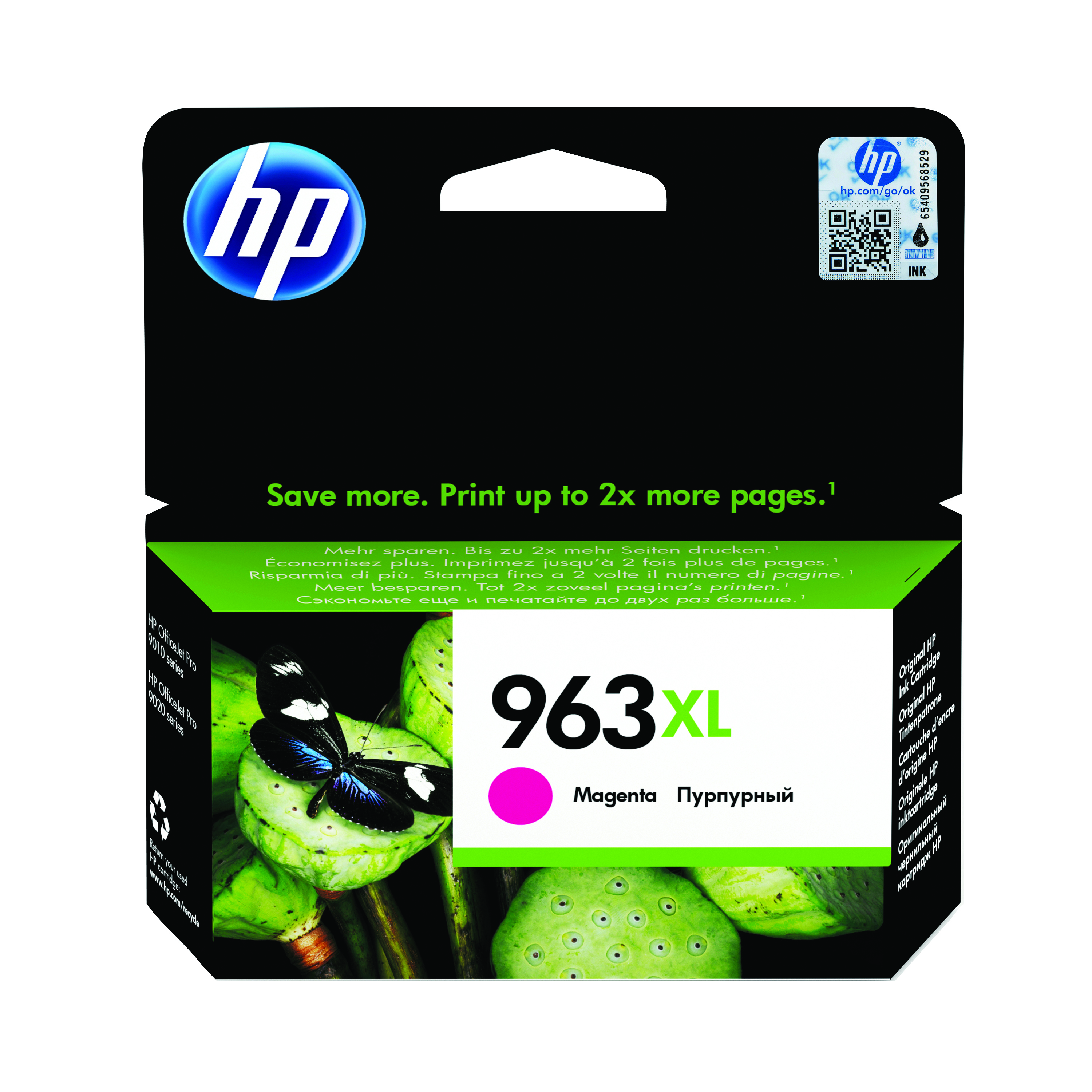 HP+963XL+Original+Ink+Cartridge+High+Yield+Magenta+3JA28AE