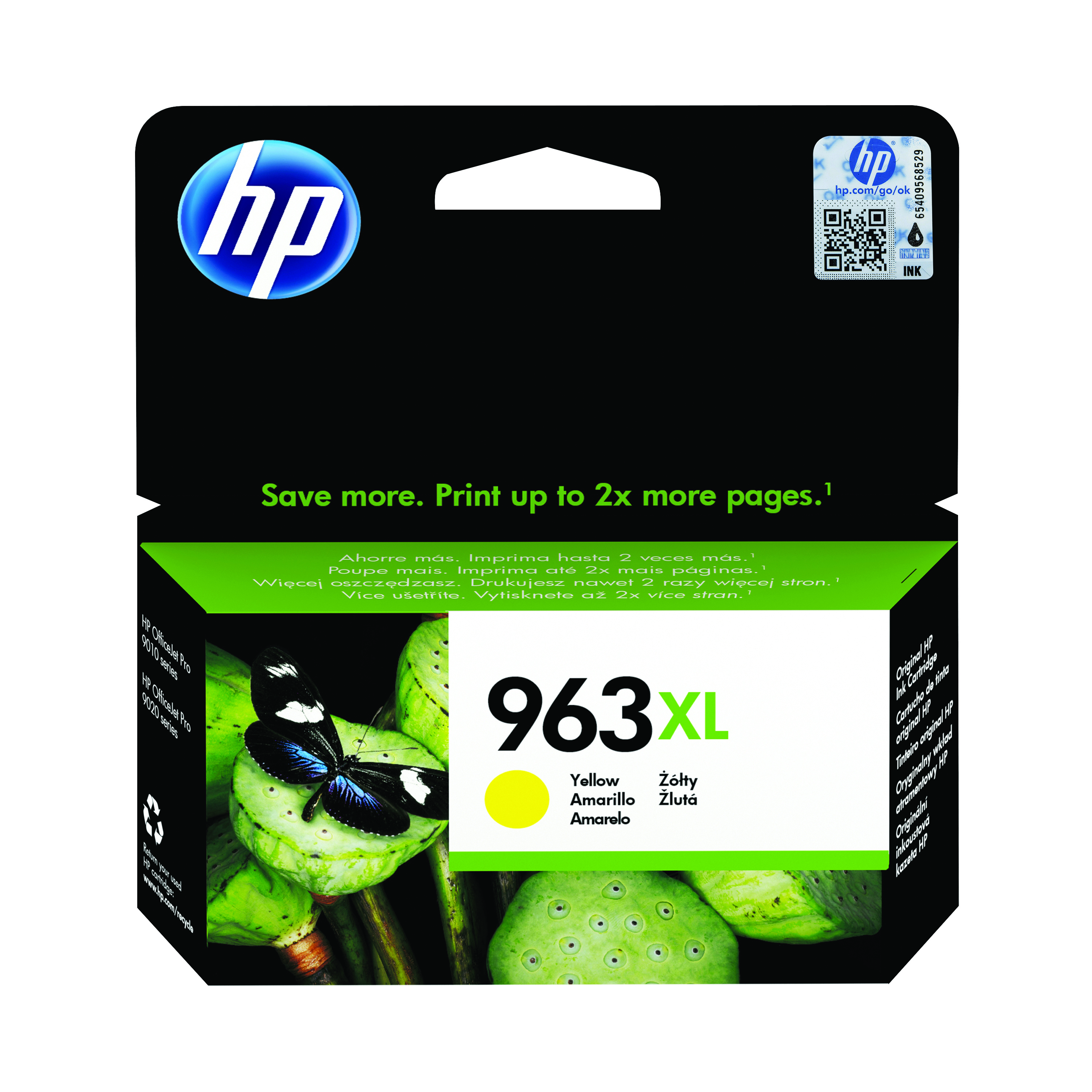 HP+963XL+Original+Ink+Cartridge+High+Yield+Yellow+3JA29AE