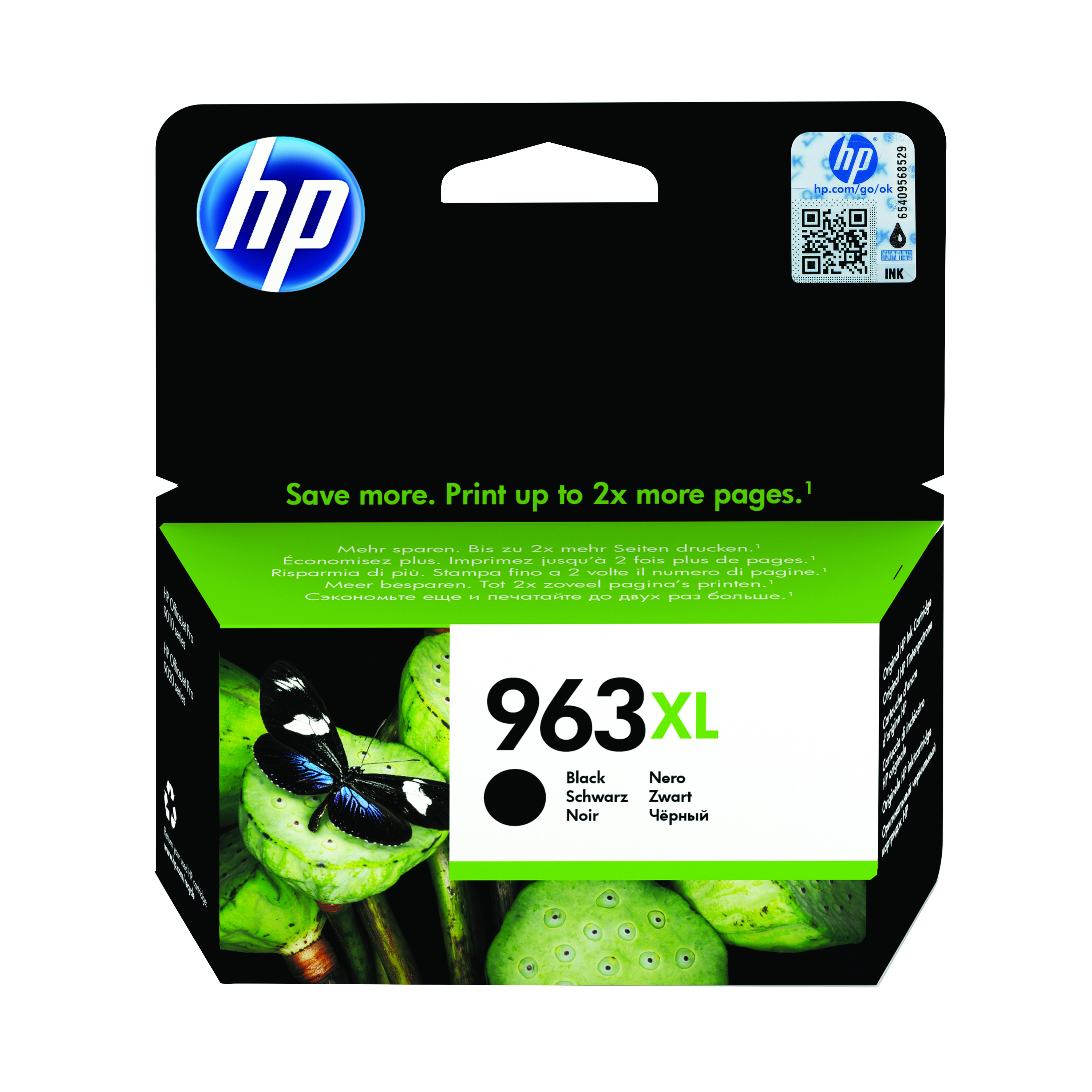 HP+963XL+Original+Ink+Cartridge+High+Yield+Black+3JA30AE