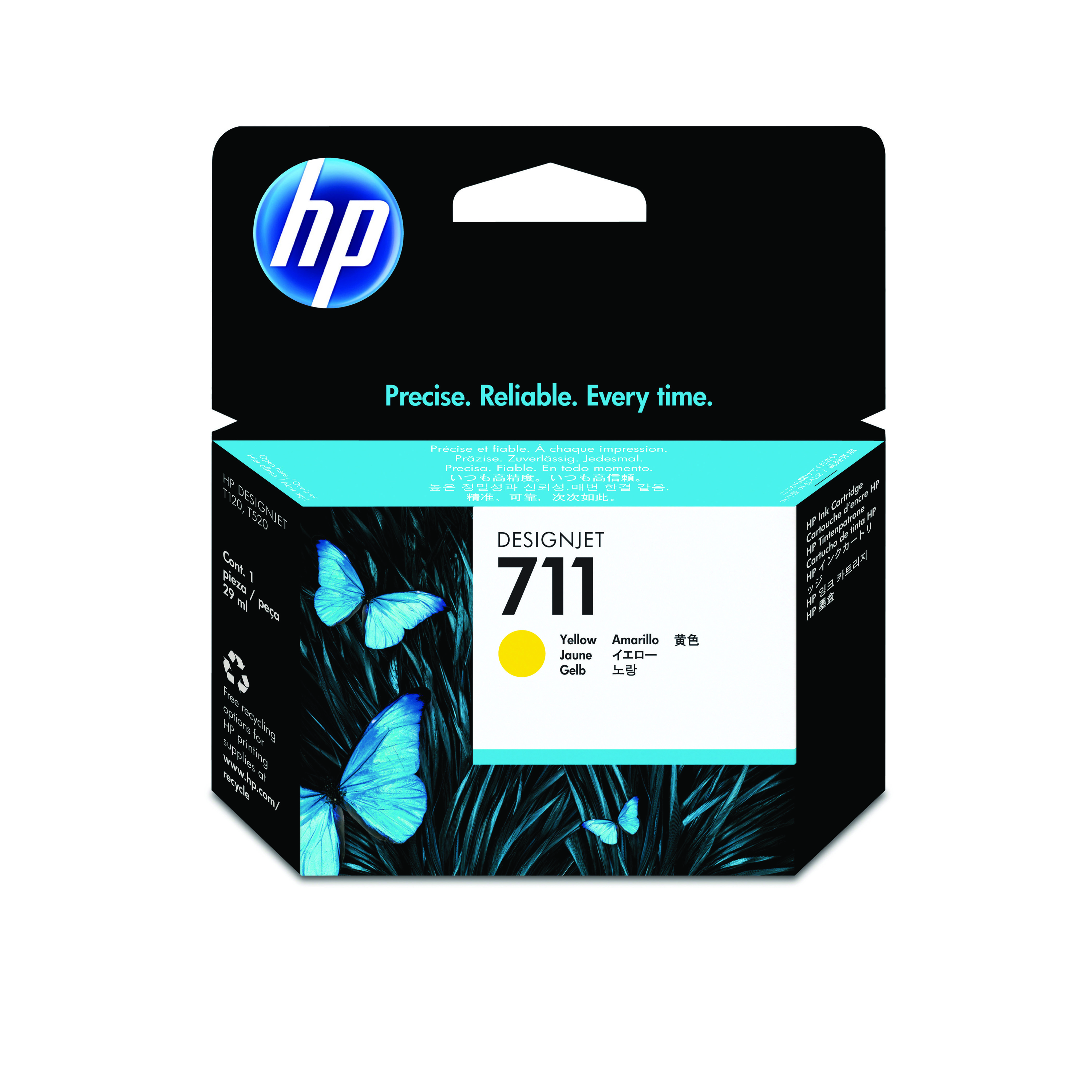 HP+711+DesignJet+Ink+Cartridge+29-ml+Yellow+CZ132A