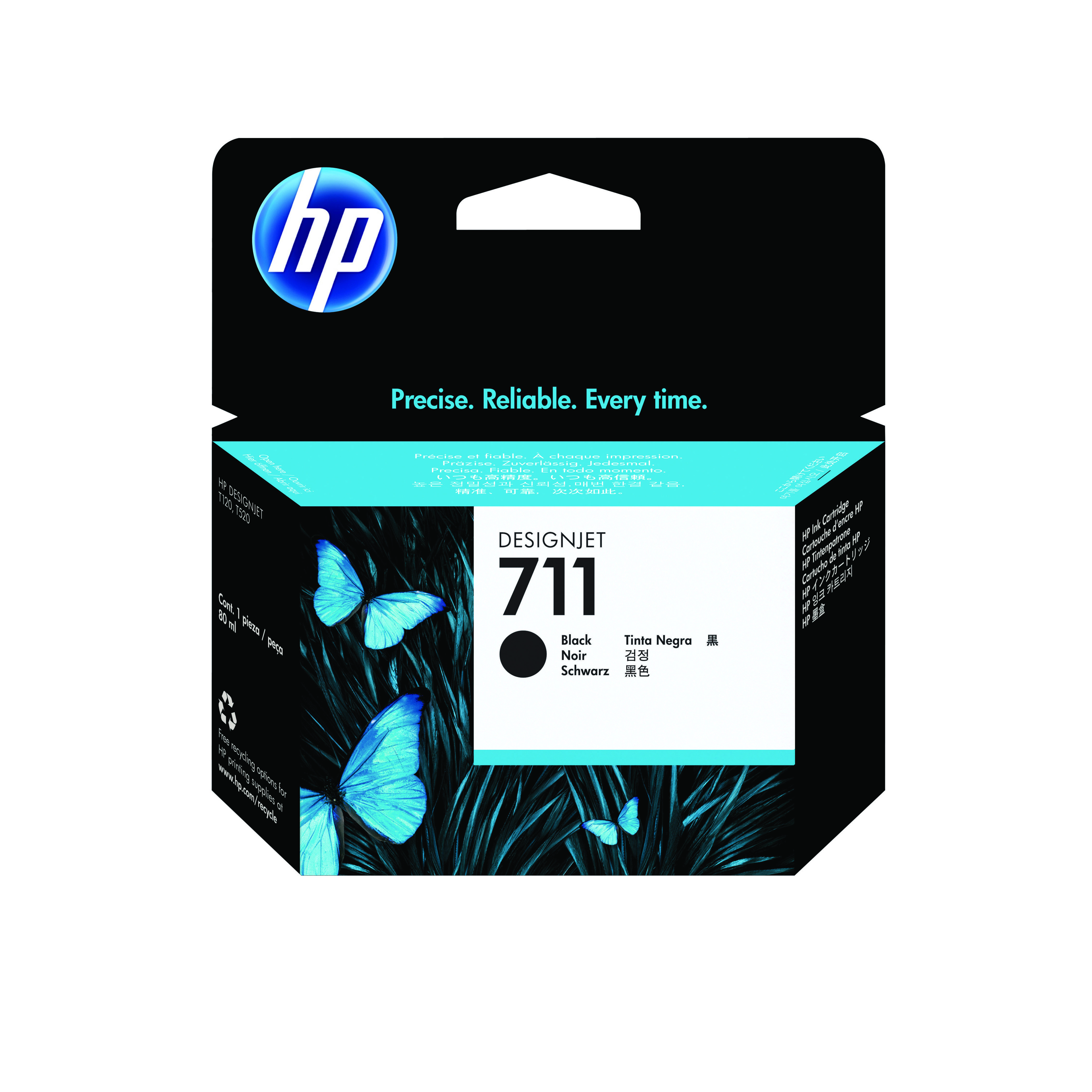 HP+711+DesignJet+Ink+Cartridge+80-ml+Black+CZ133A