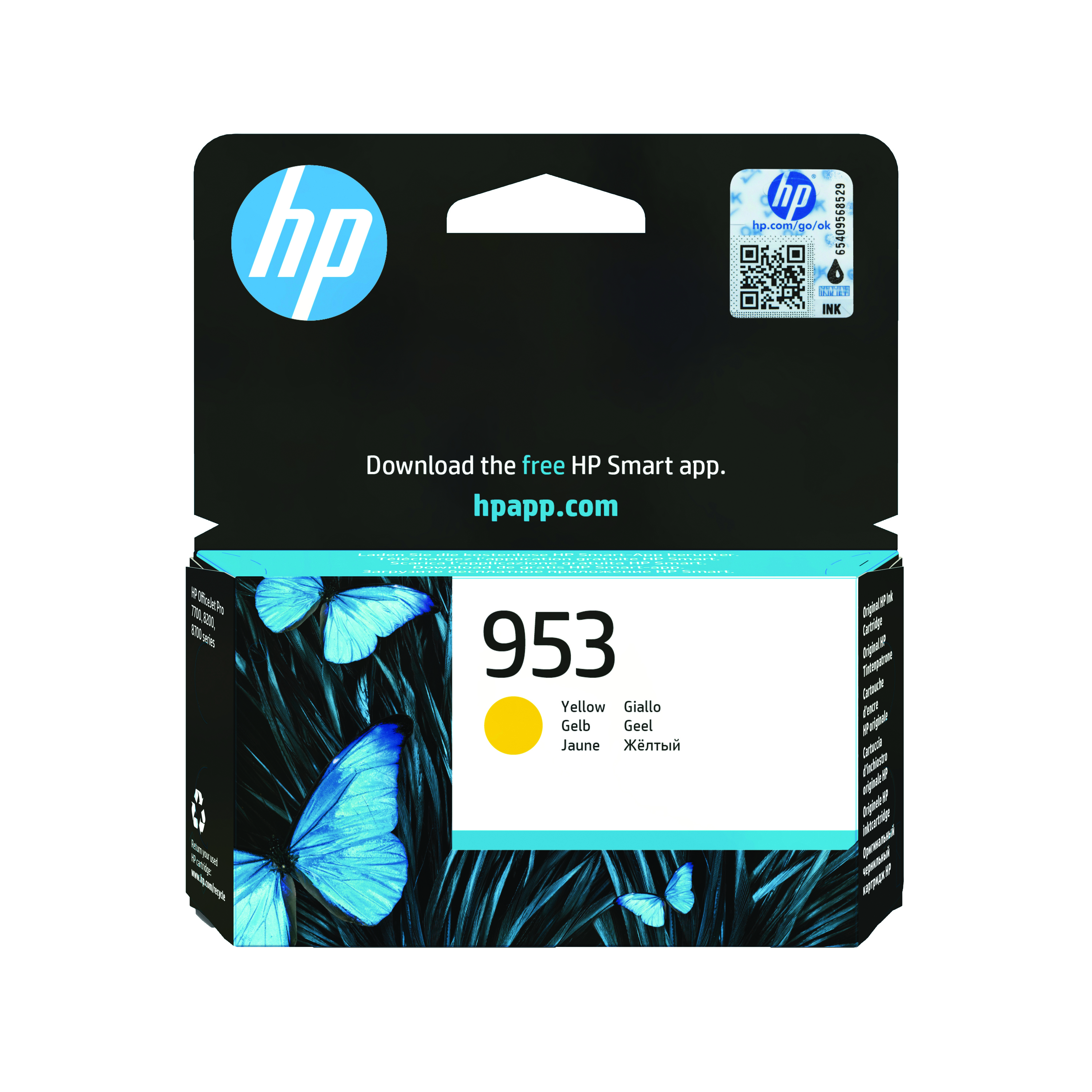 HP+953+Original+Ink+Cartridge+9-ml+Yellow+F6U14AE