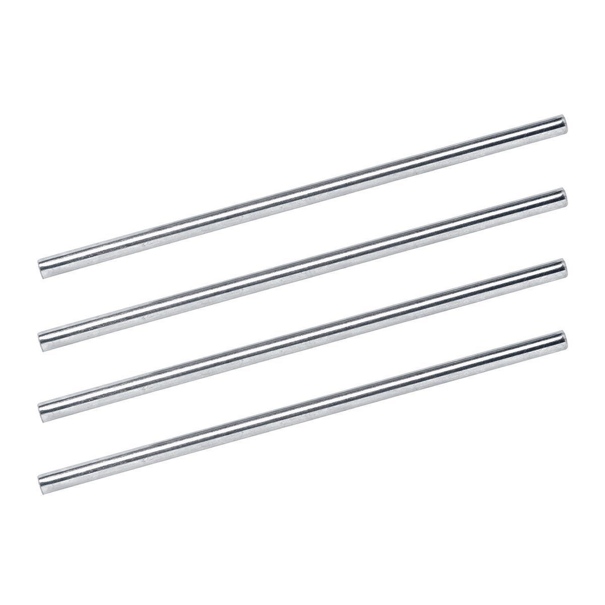 5+Star+Office+Risers+for+Letter+Tray+Chrome+Plated+152mm+%28Pack+of+4%29