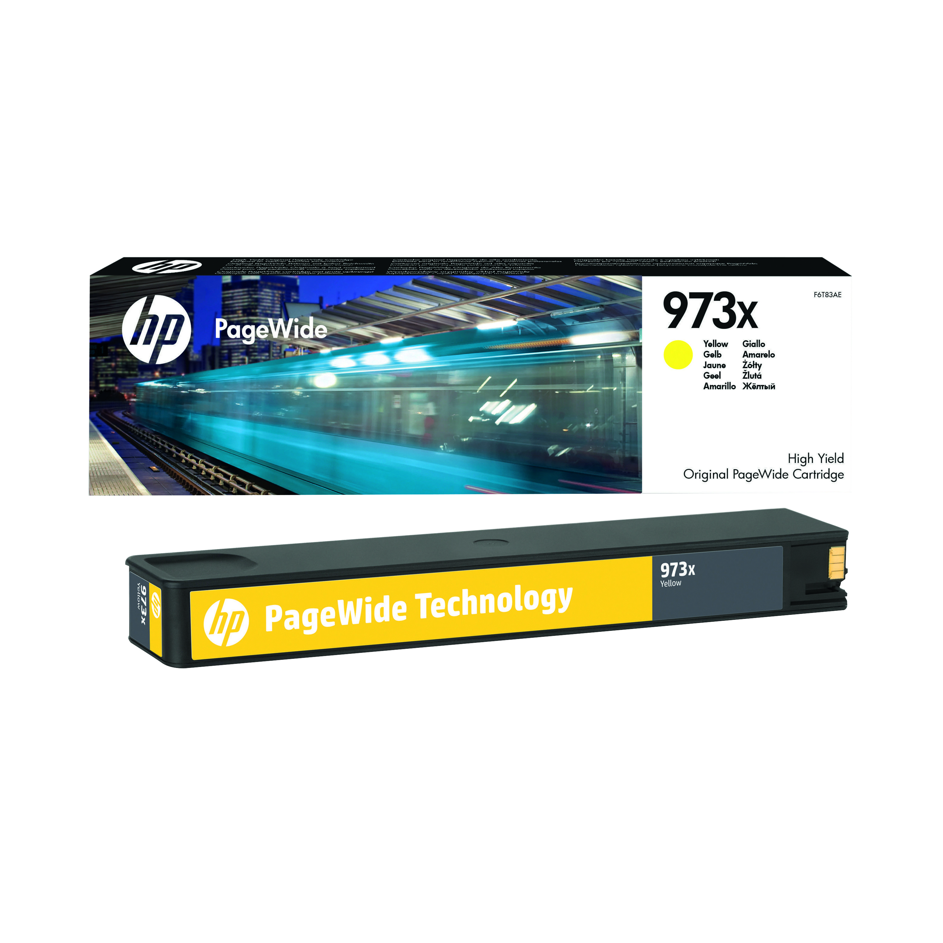 HP+973X+Original+PageWide+Cartridge+High+Yield+Yellow+F6T83AE