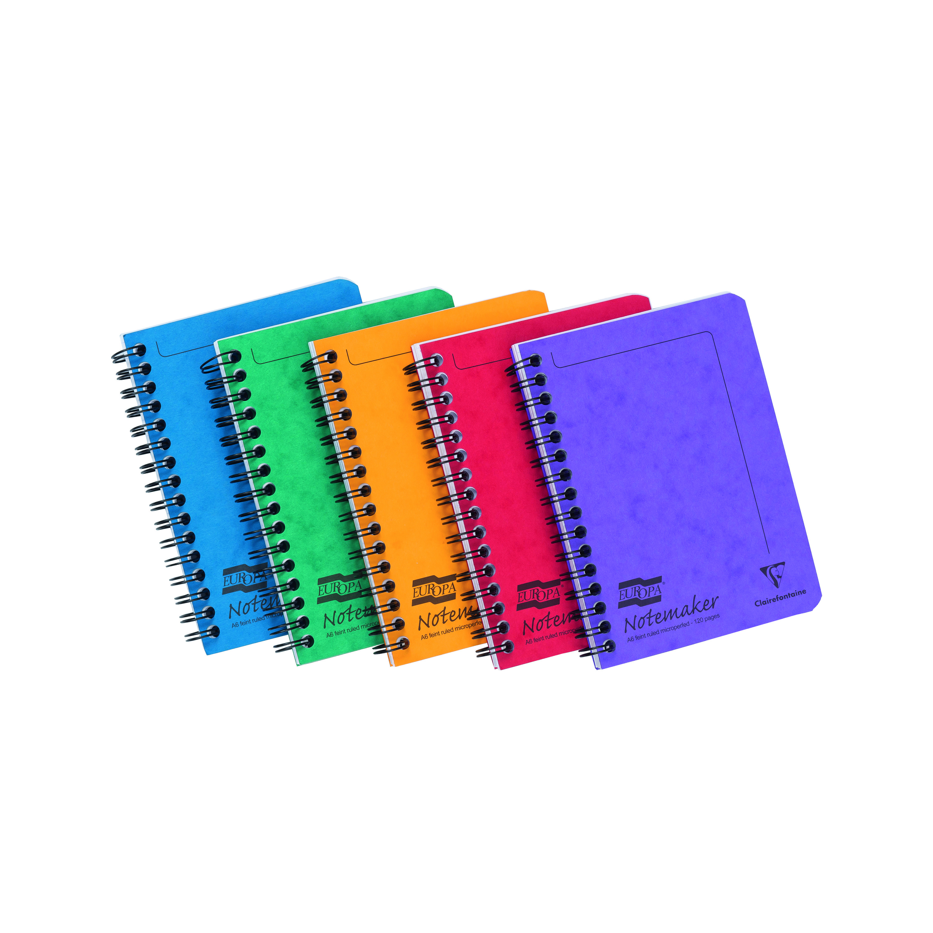 Clairefontaine+Europa+Notemaker+A6+Assortment+A+%28Pack+of+10%29+482%2F1138Z
