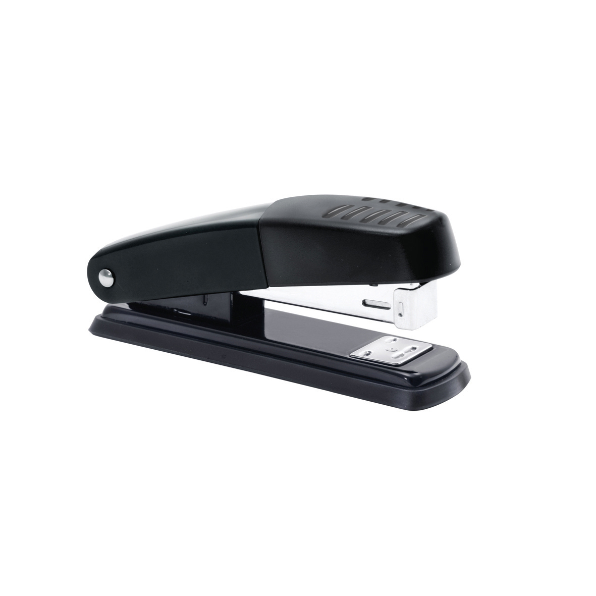 5+Star+Office+Stapler+Half+Strip+Metal+Top+and+Base+Top+Loading+Capacity+20+Sheets+Black