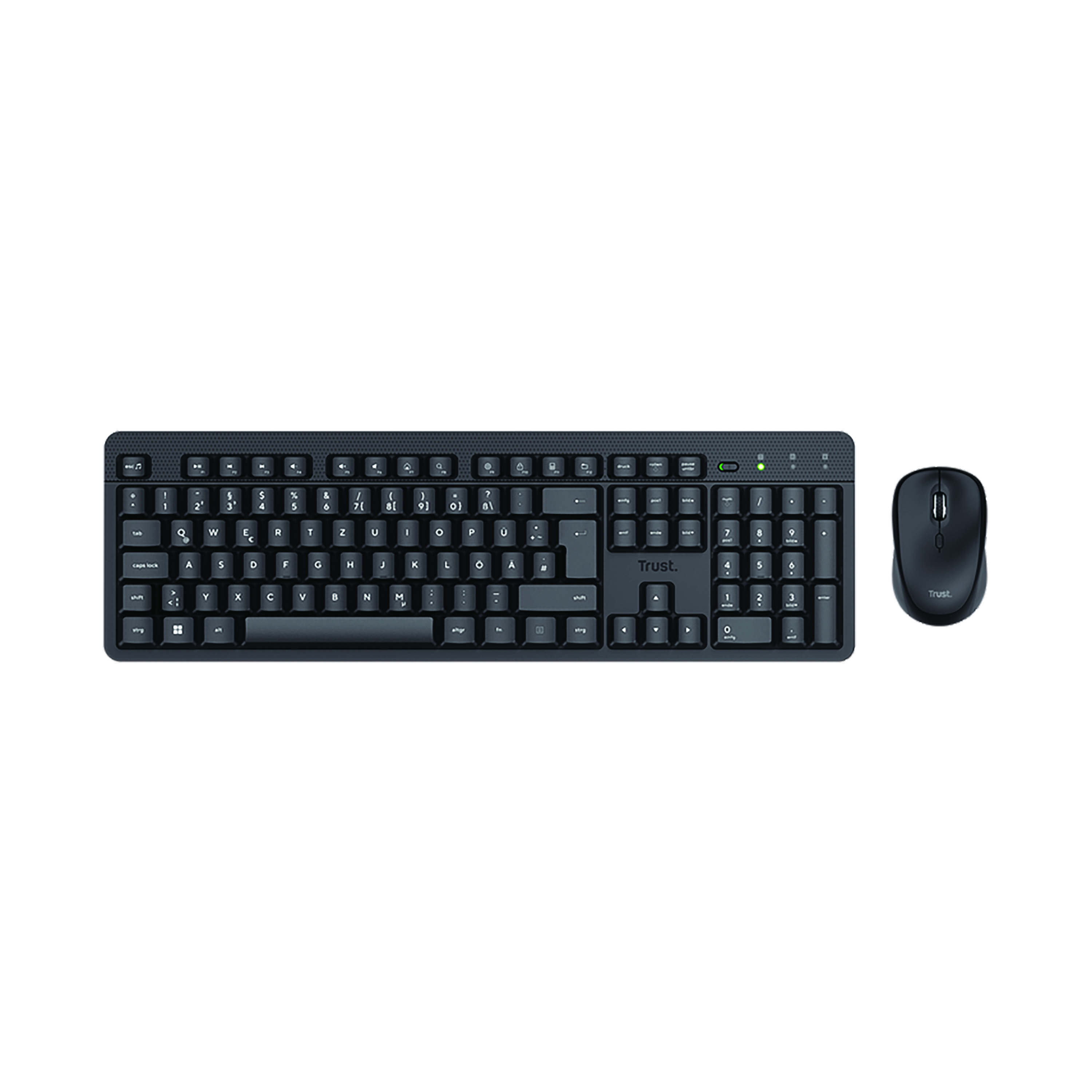 Trust+TKM-360+Wireless+Keyboard+and+Mouse+Set+Black+25358