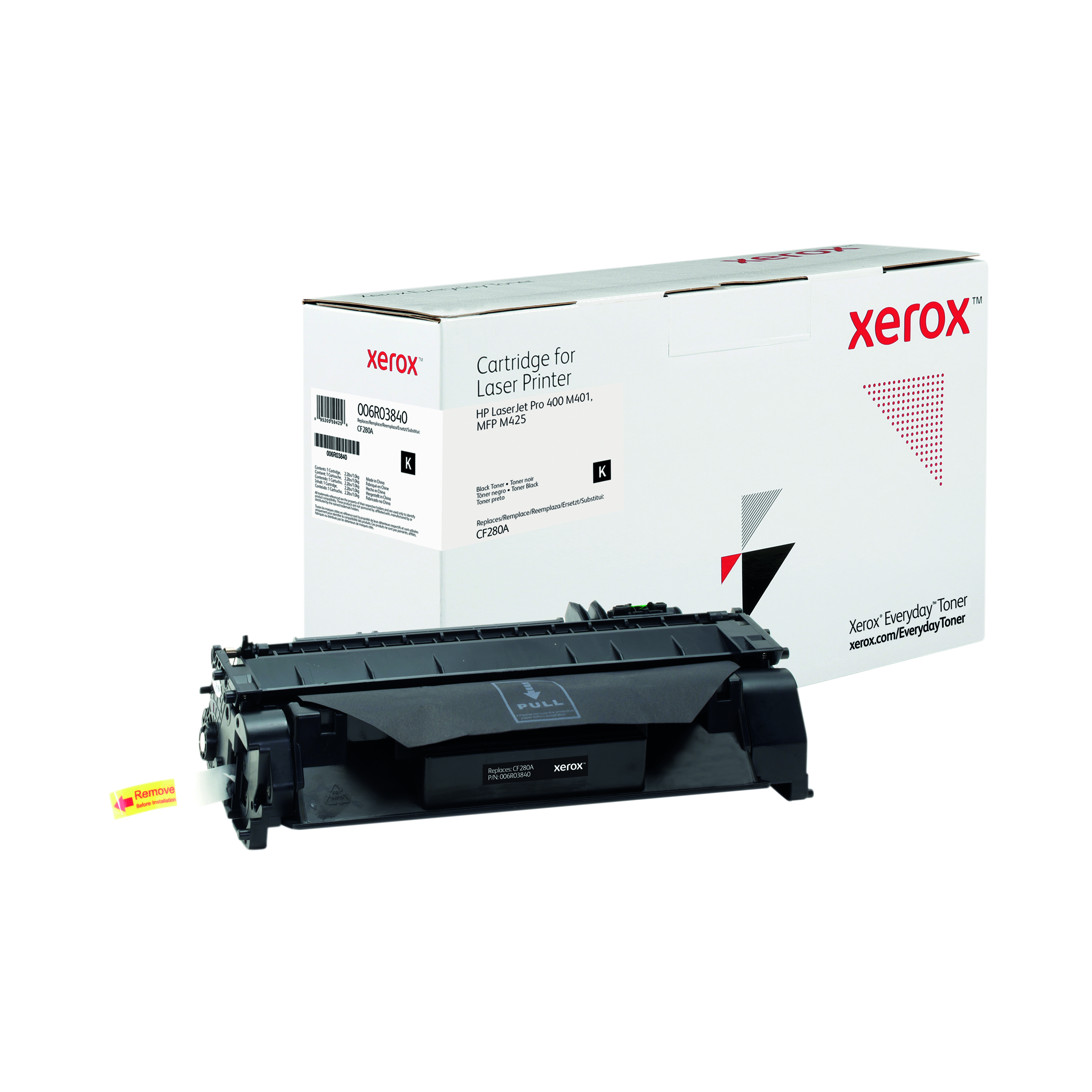 Xerox+Everyday+Replacement+Toner+Cartridge+Black+For+HP+CF280A+006R03840