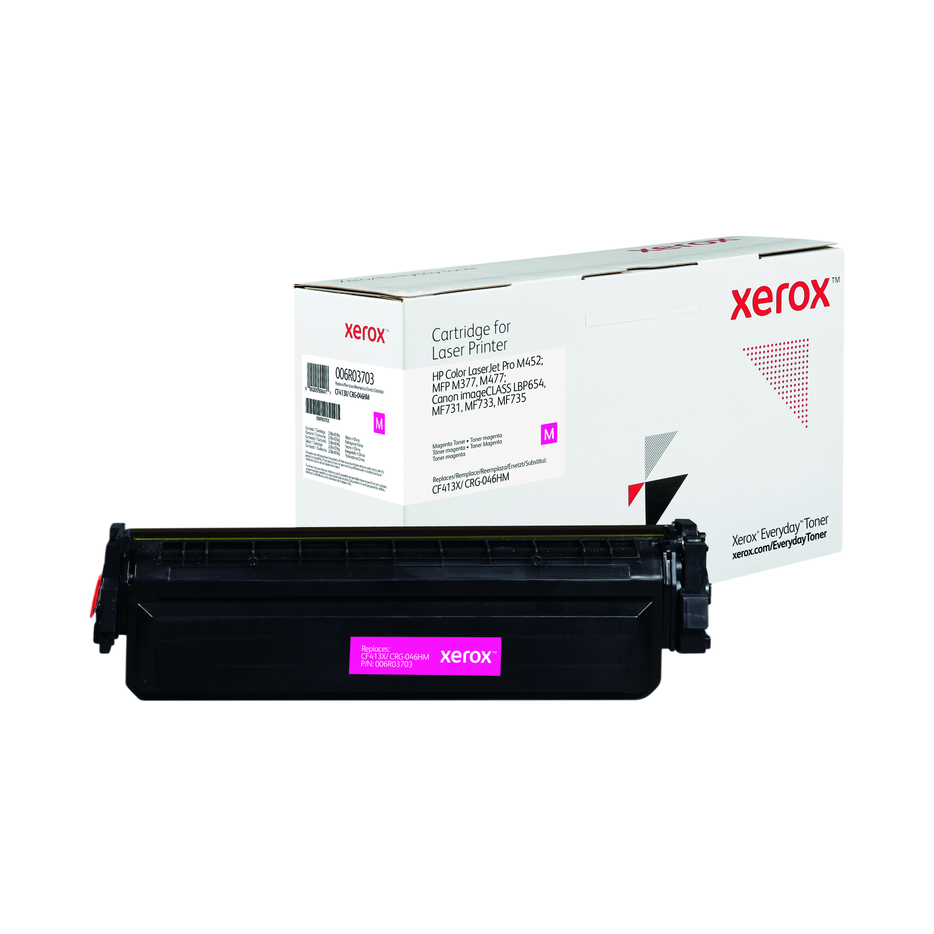 Xerox+Everyday+Replacement+Toner+Cartridge+High+Yield+Magenta+For+HP+CF413X+006R03703