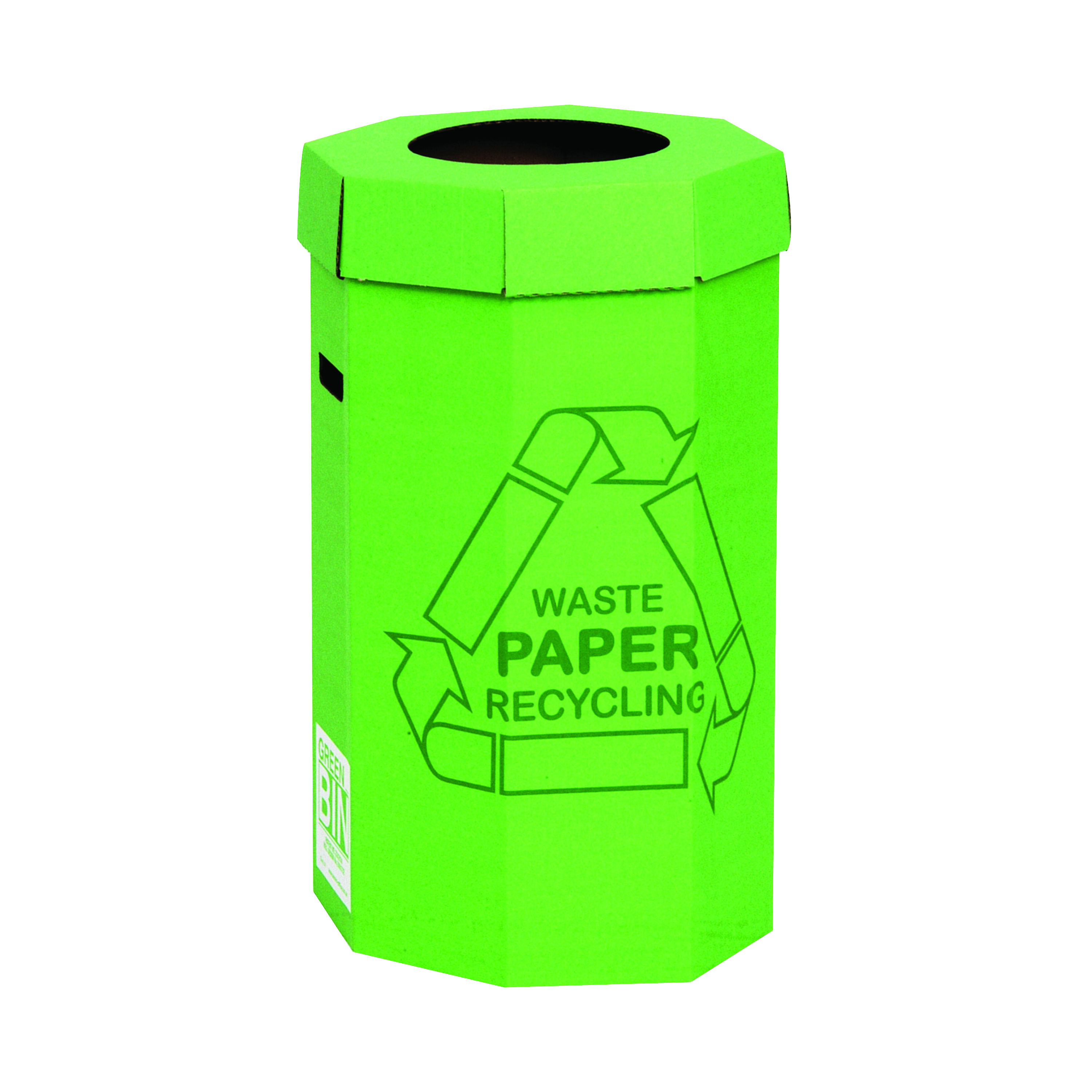 Acorn+Cardboard+Recycling+Bin+60+Litre+Green+%28Pack+of+5%29+402565