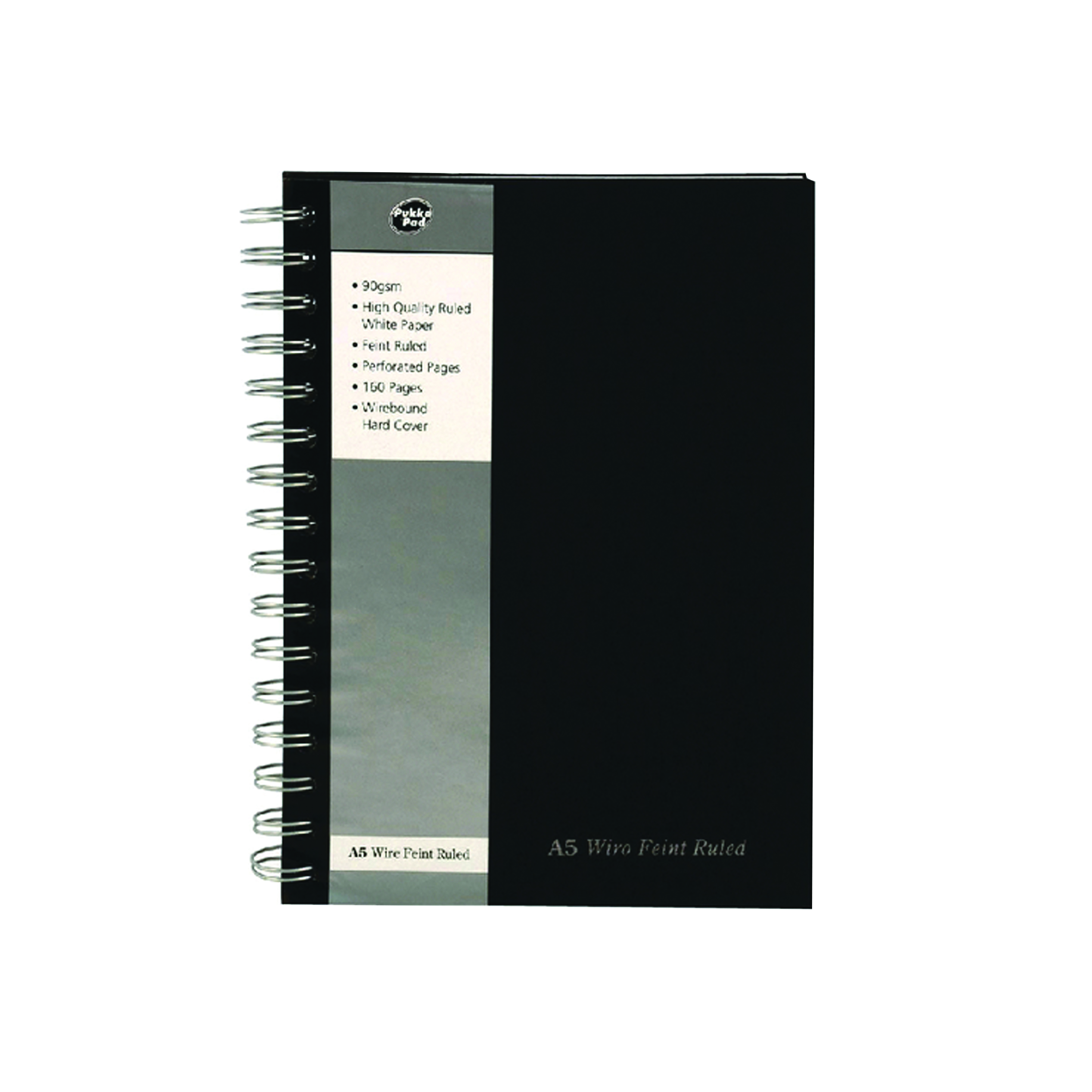 Pukka+Pad+Feint+Ruled+Wirebound+Notebook+A5+%285+Pack%29+SBWRULA5