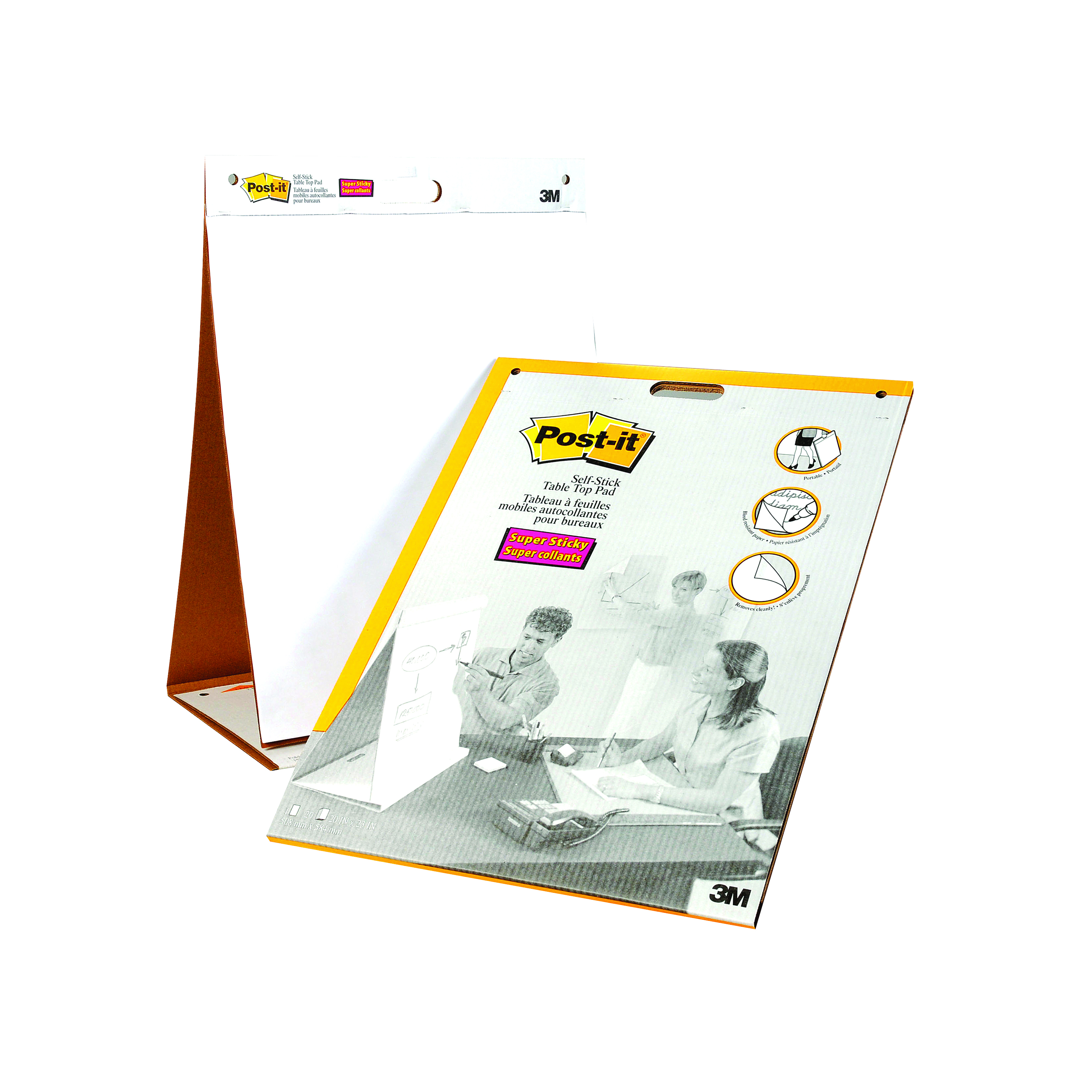 Post-it+Table+Top+Easel+Refill+Pad+Plain+White+563R