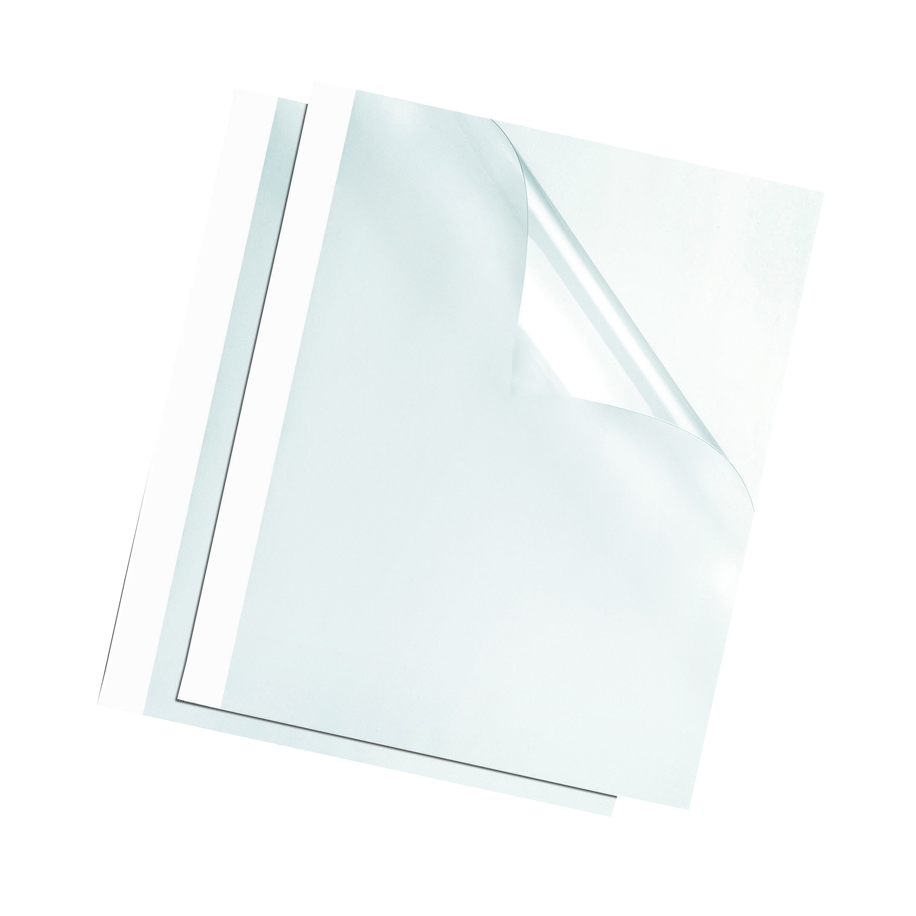 Fellowes+Thermal+Binding+Covers+3mm+White+%28Pack+of+100%29+53152