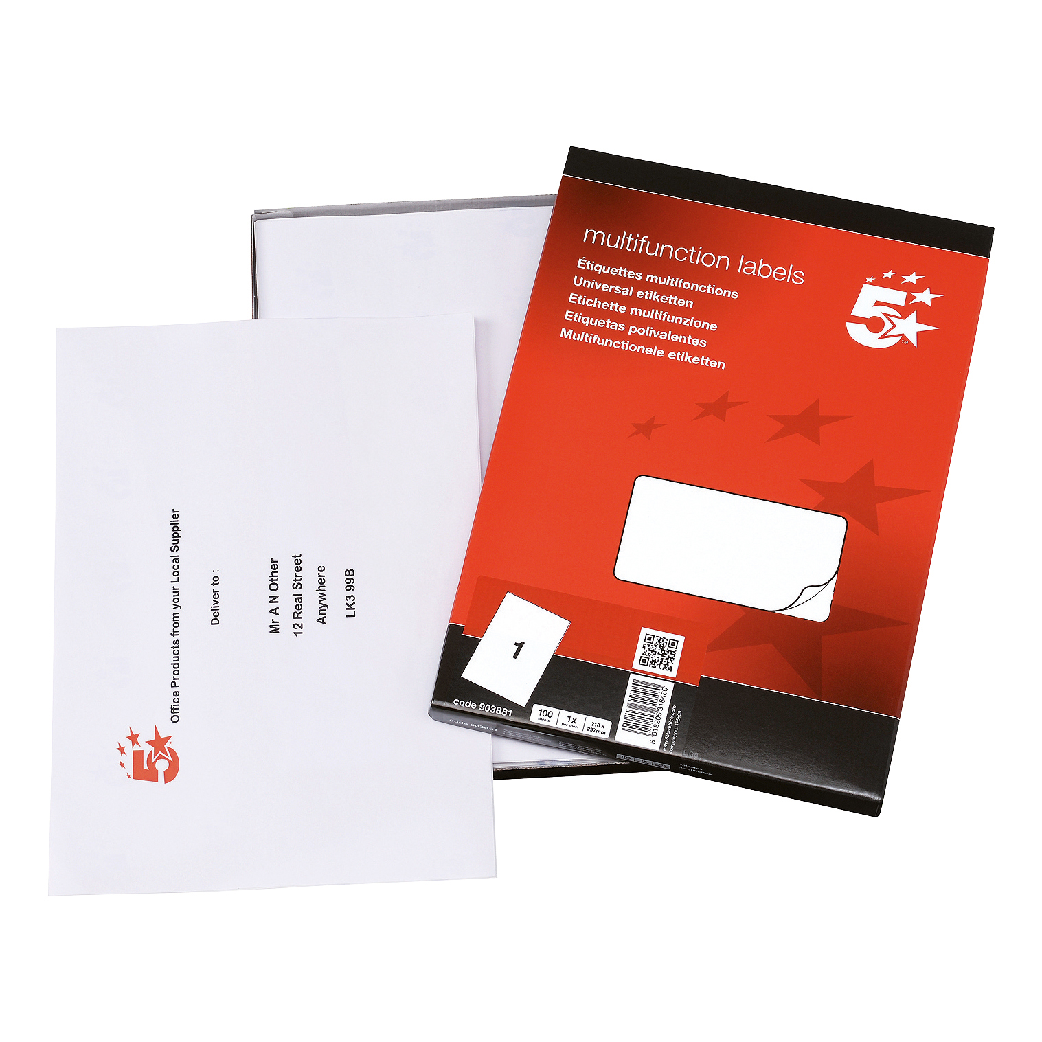 5+Star+Office+Multipurpose+Labels+Laser+Copier+Inkjet+297x210mm+White+%28Pack+of+100%29