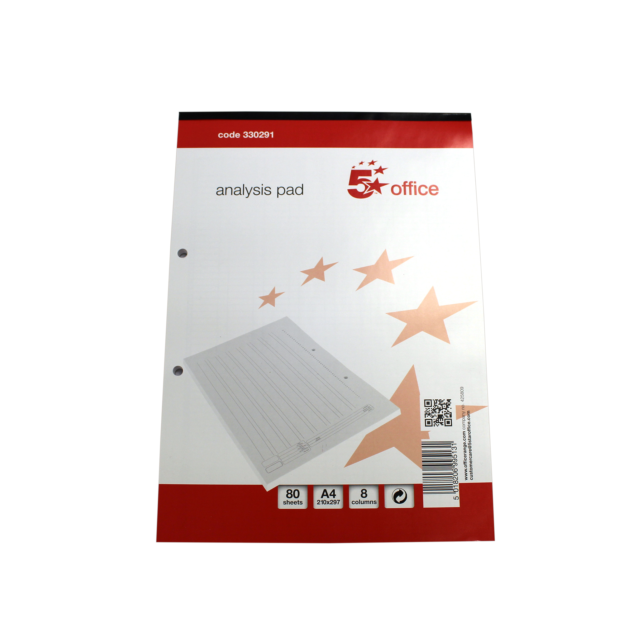5+Star+Office+Analysis+Pad+8+Cash+Column+80+Sheets+A4
