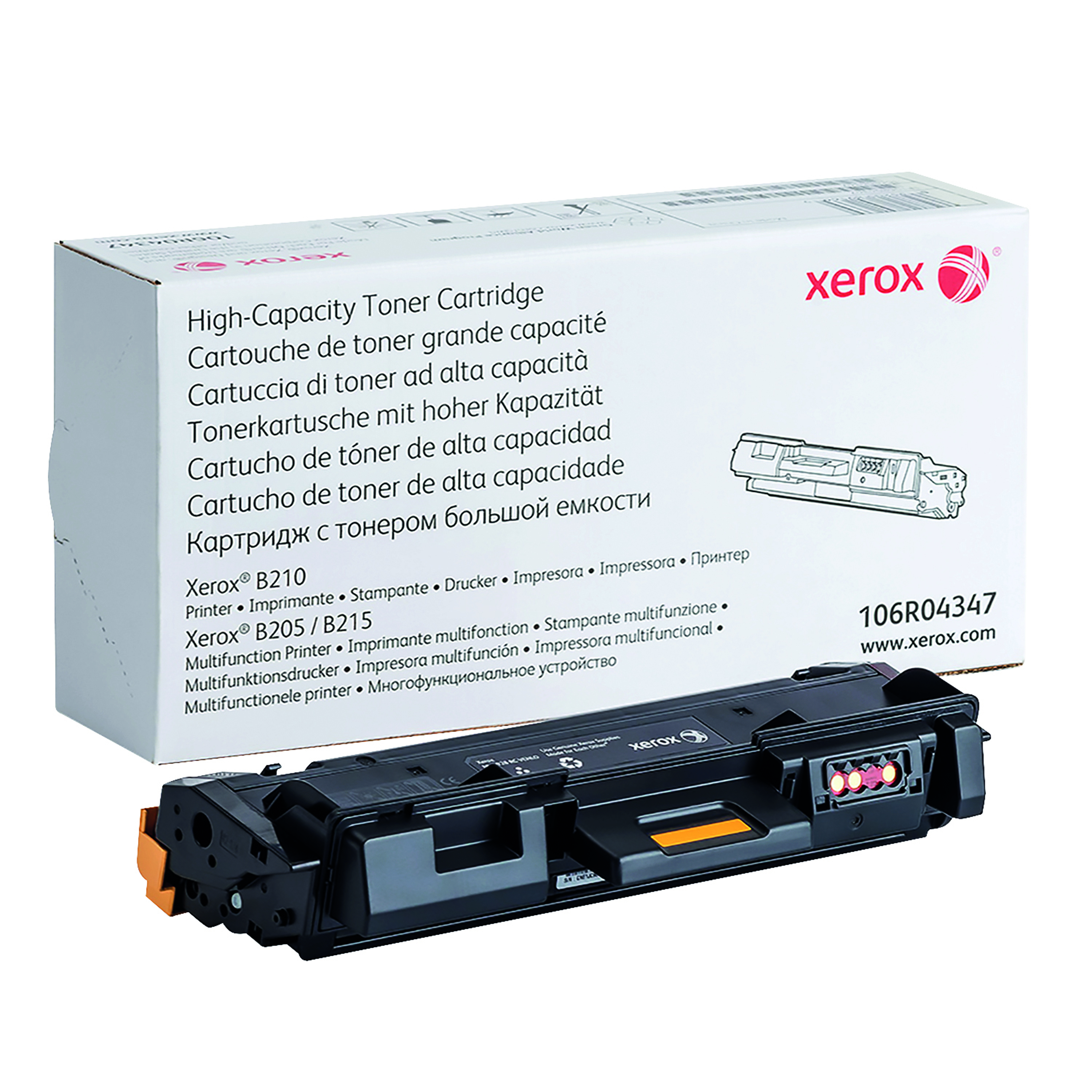 Xerox+B210%2FB205%2FB215+Toner+Cartridge+High+Yield+Black+106R04347
