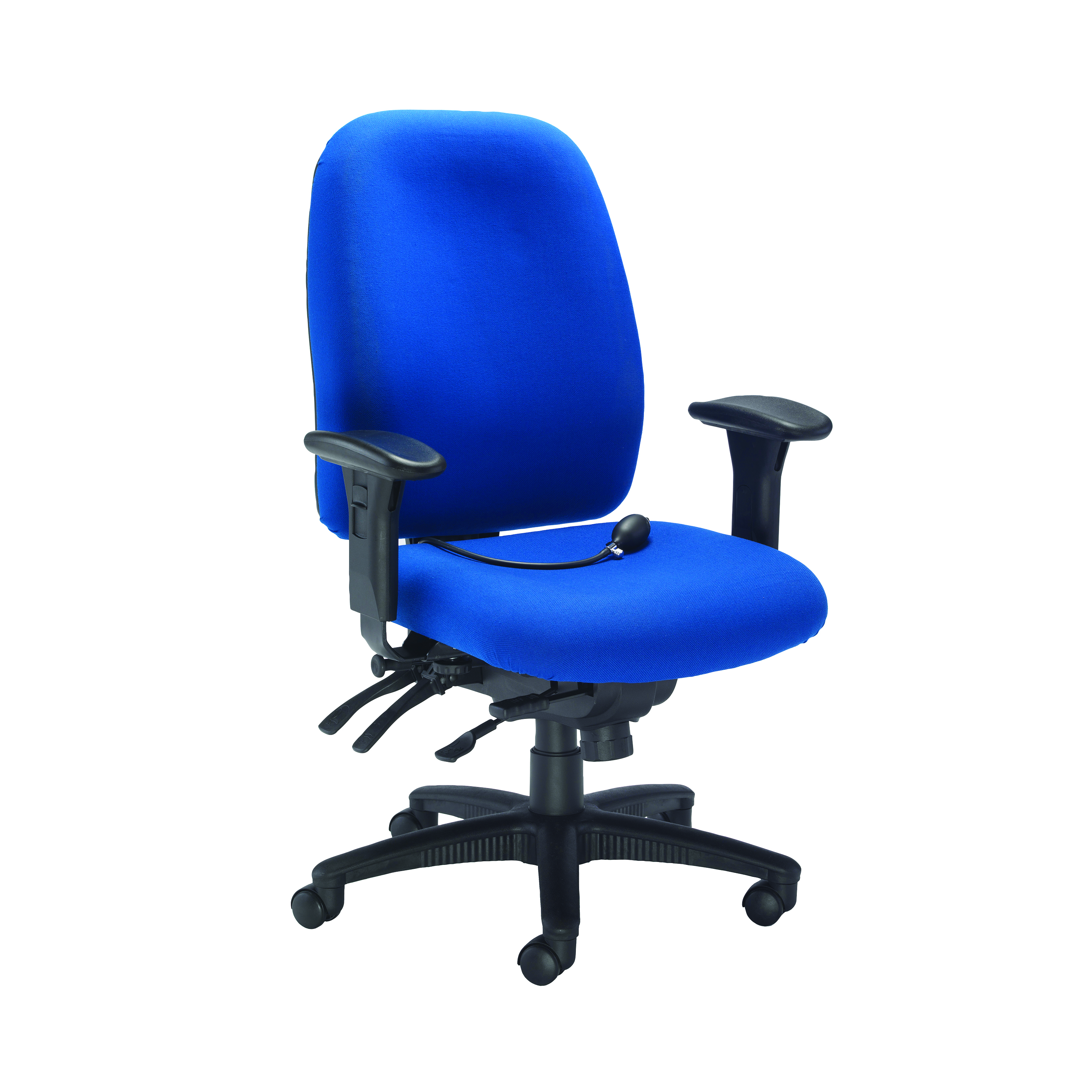 Avior+Snowdon+Heavy+Duty+High+Back+Chair+with+Lumbar+Support+Blue+KF72249