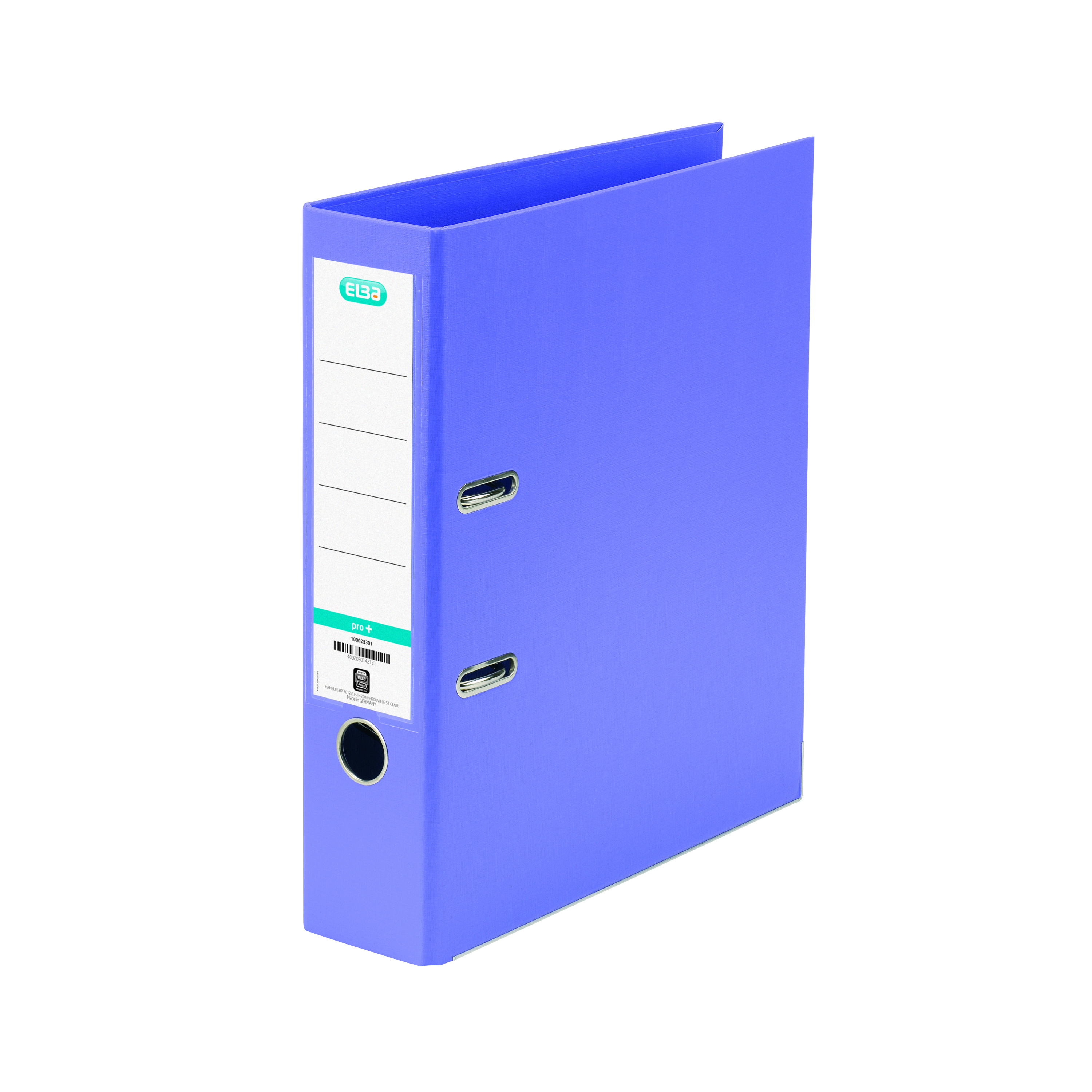 Elba+70mm+Lever+Arch+File+Plastic+A4+Purple+100202167