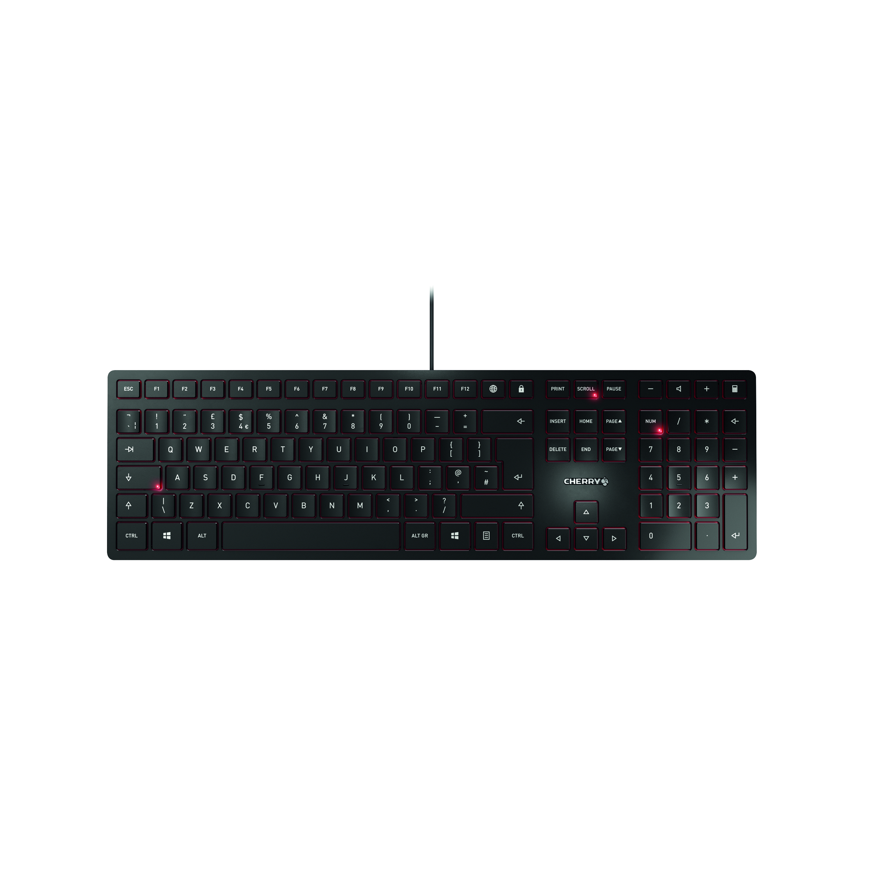 Cherry+KC+6000+Slim+Ultra+Flat+Wired+Keyboard+Black+JK-1600GB-2