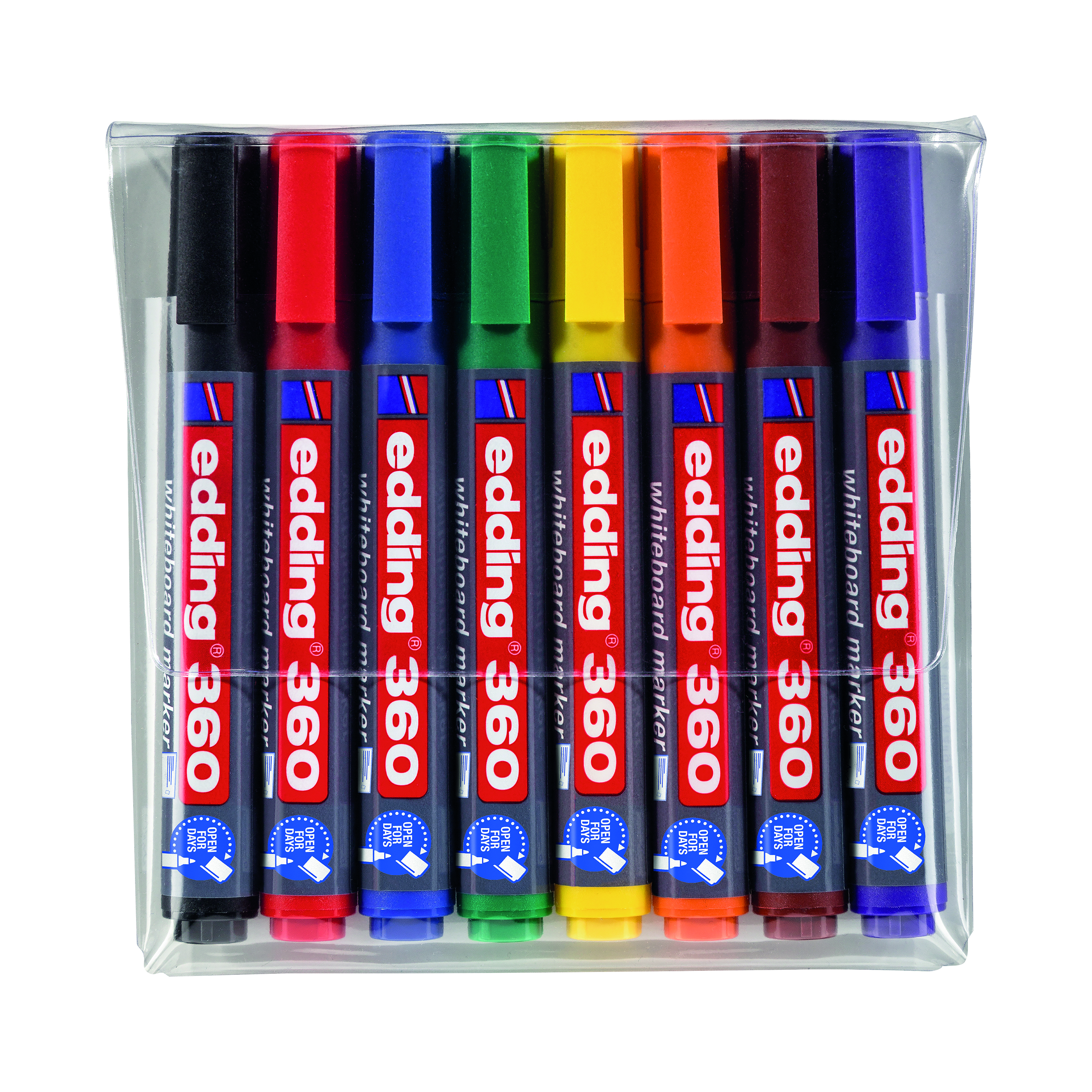 Edding+360+Drywipe+Marker+Assorted+%28Pack+of+8%29+4-360-8